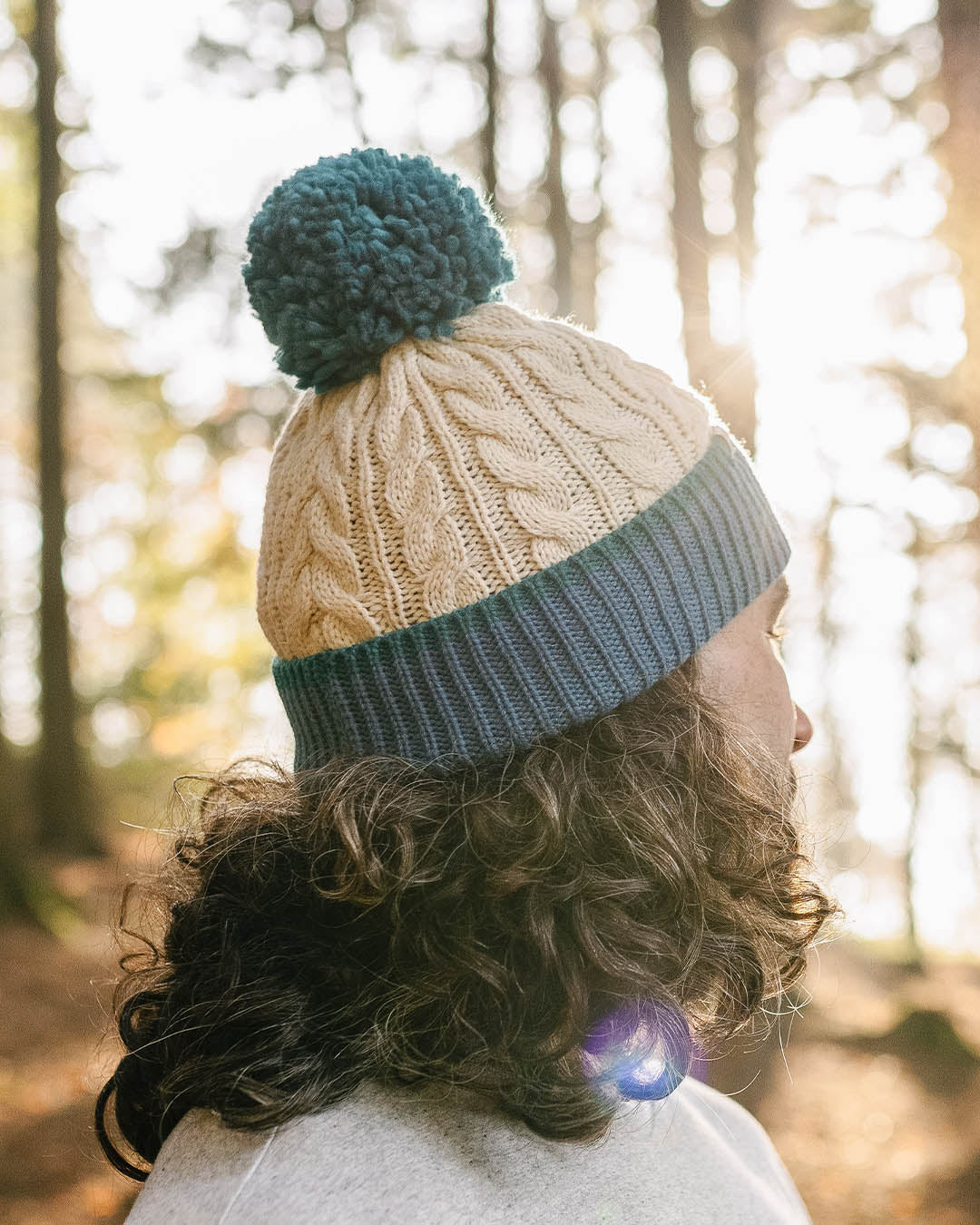 Stoke Bobble Hat - Oatmeal - Image 4