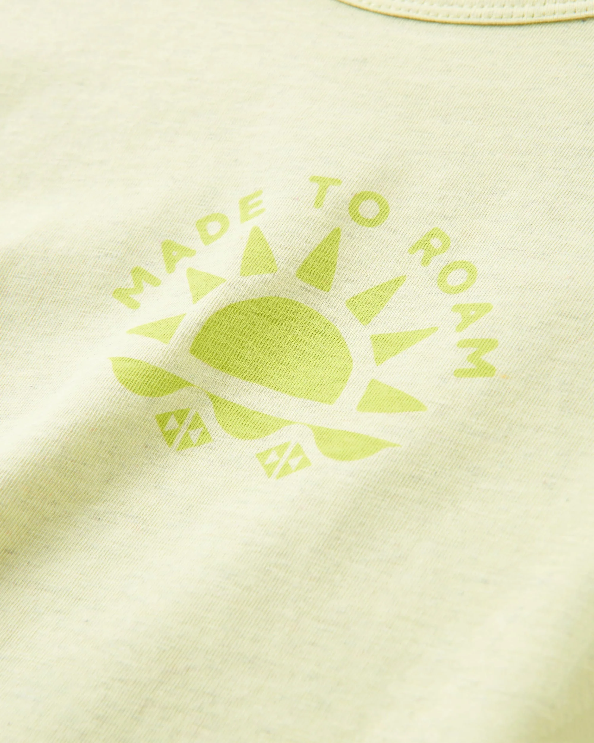 Sunburst Organic Vest - Soft Lime Juice - Image 6