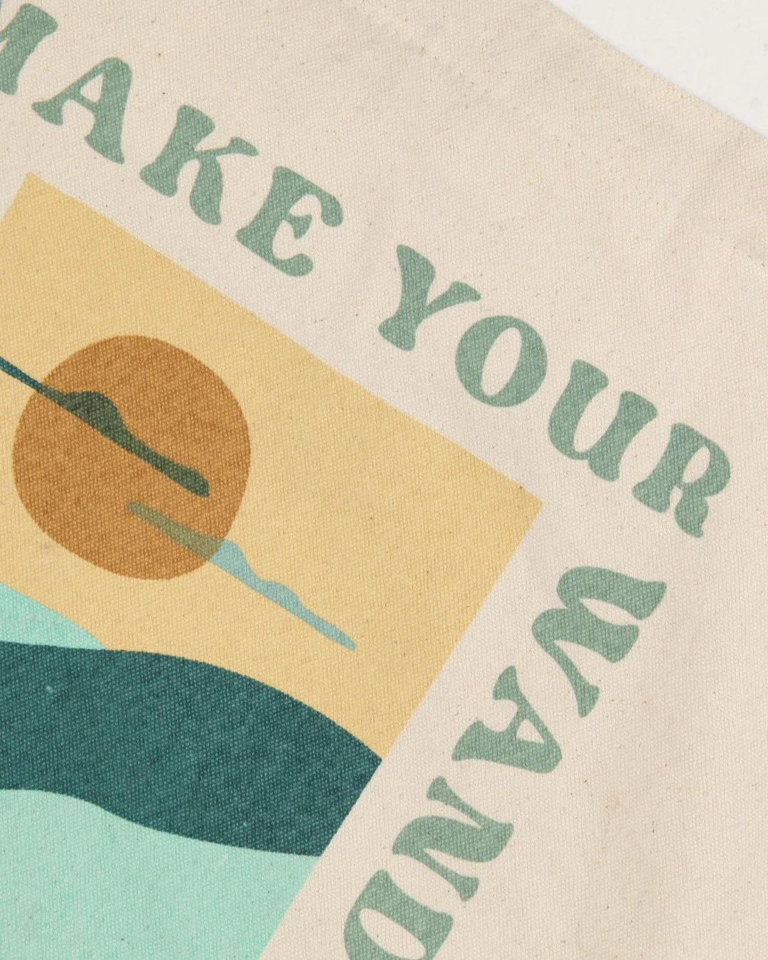 Sunrise Organic Cotton Tote Bag - Off White - Image 11