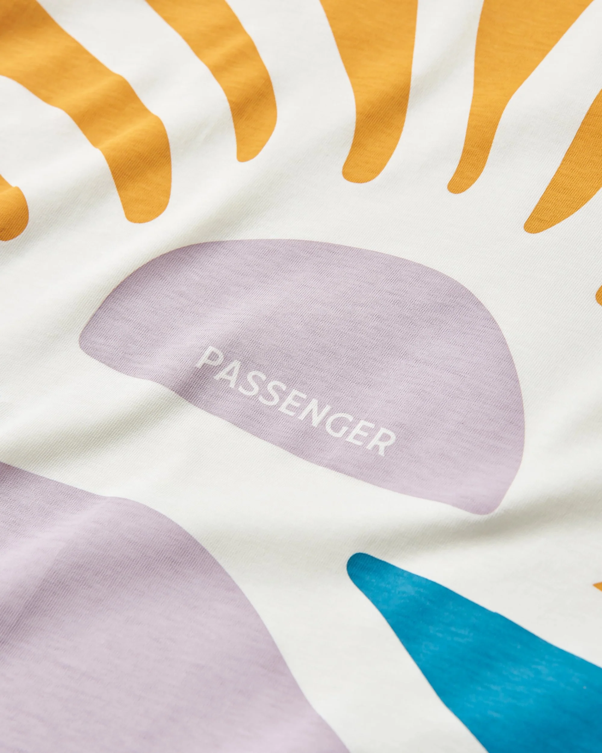 Sunsets Organic Cotton LS T-Shirt - Marshmallow - Image 3