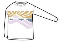 Sunsets Organic Cotton LS T-Shirt - Marshmallow - Image 5