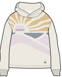 Sunsets Organic Cotton Hoodie - Marshmallow - Image 9
