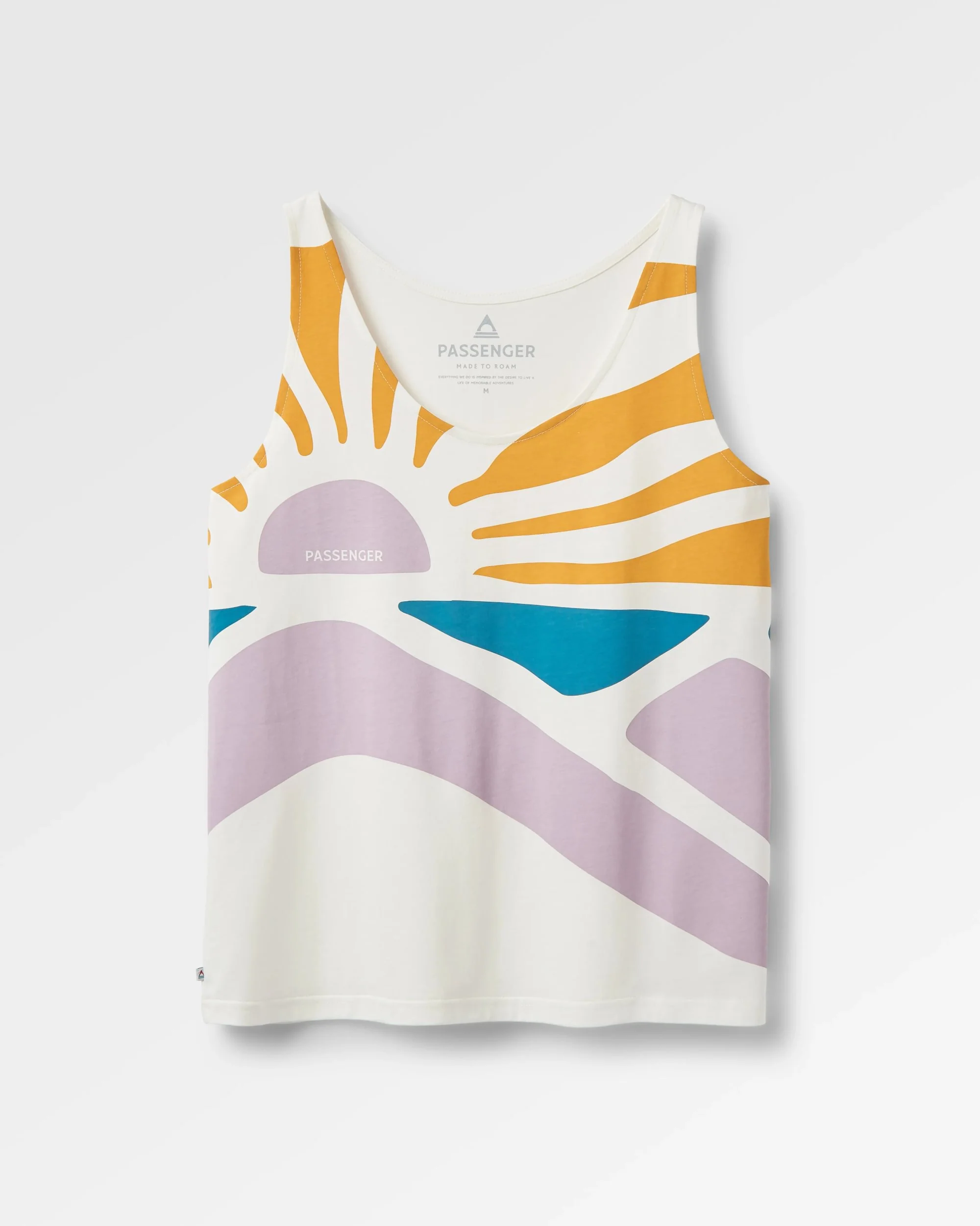 Sunsets Organic Cotton Vest - Marshmallow - Image 2