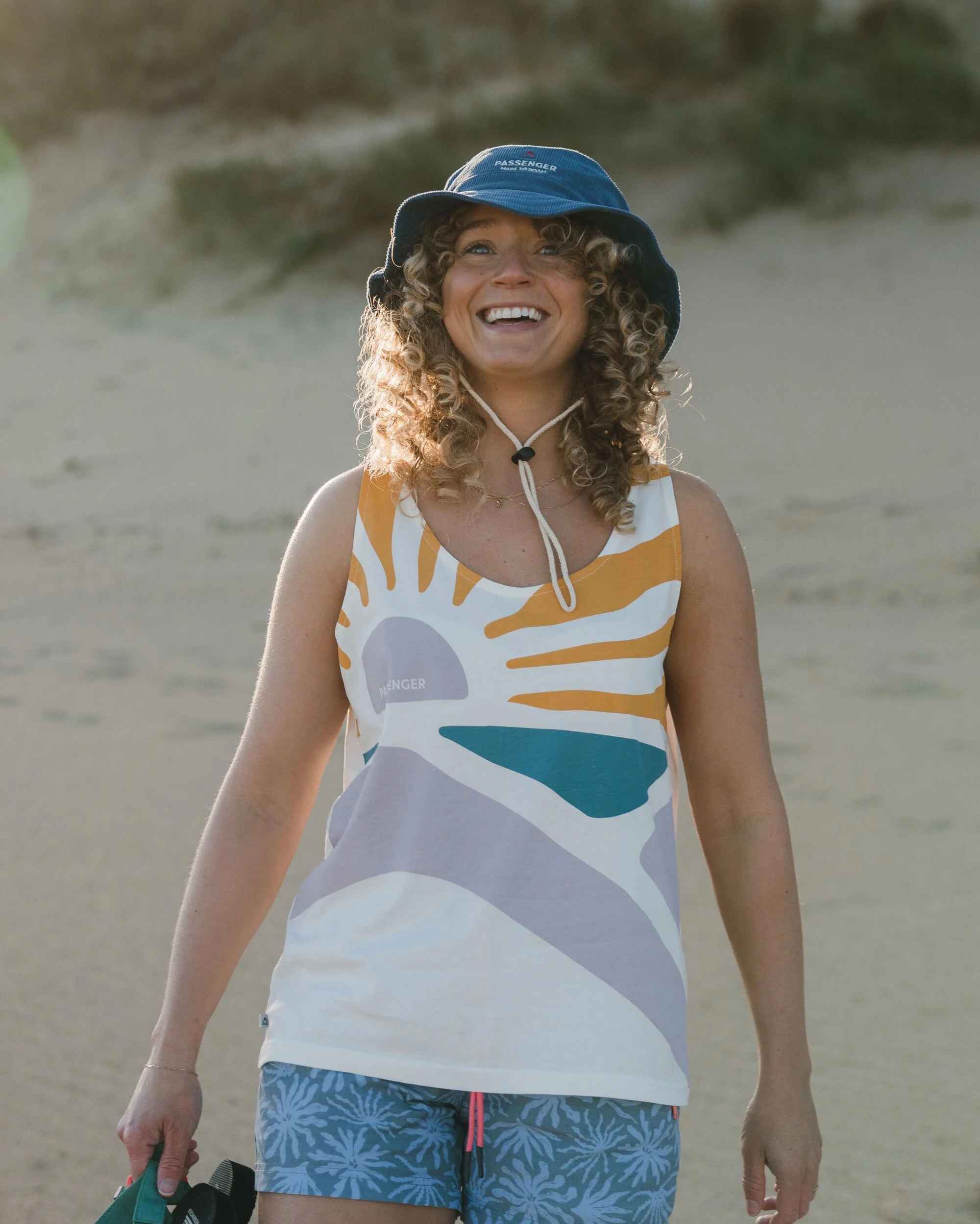 Sunsets Organic Cotton Vest - Marshmallow - Image 4
