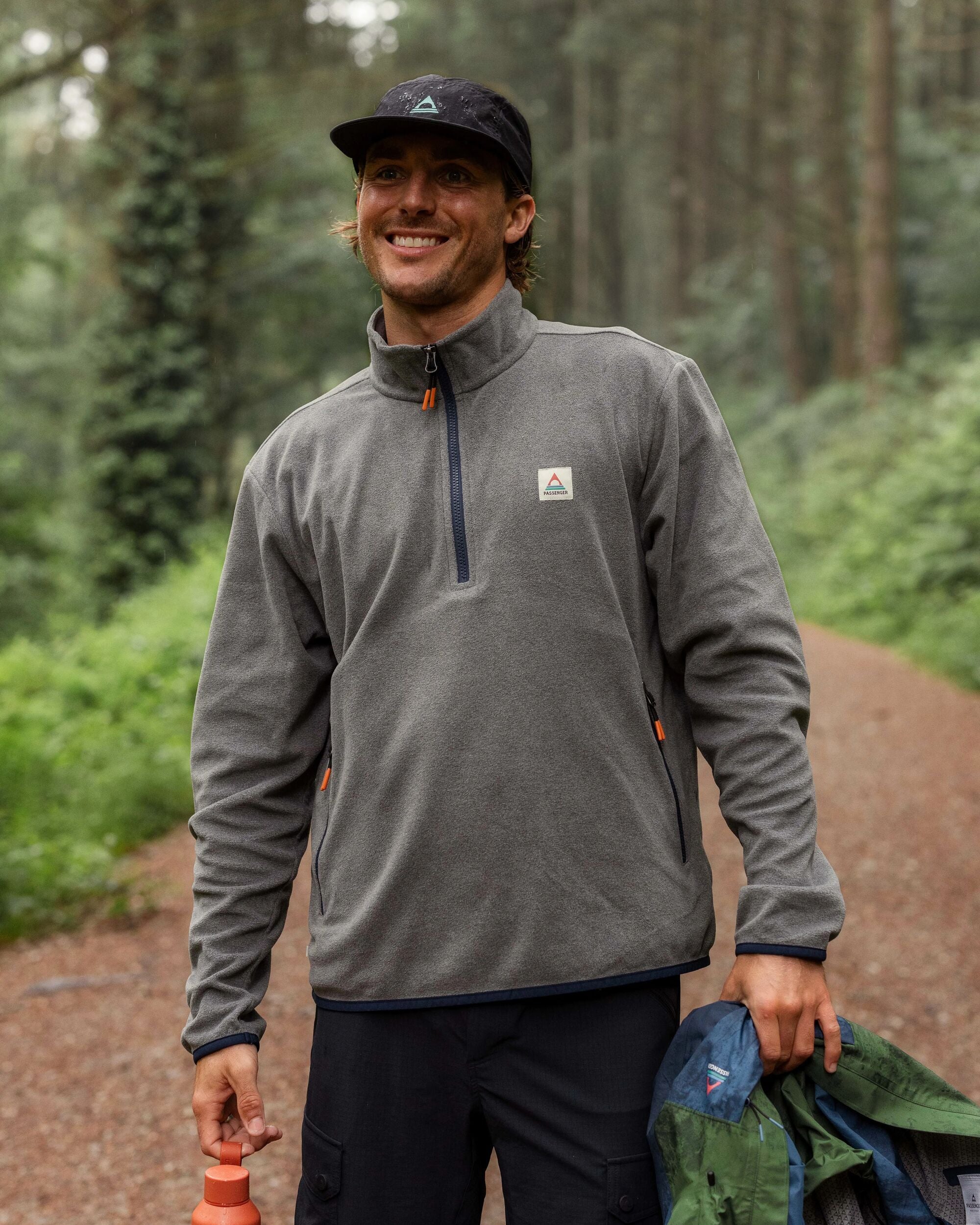 Switchback Micro Polartec® Fleece - Grey Marl 2 - Image 5