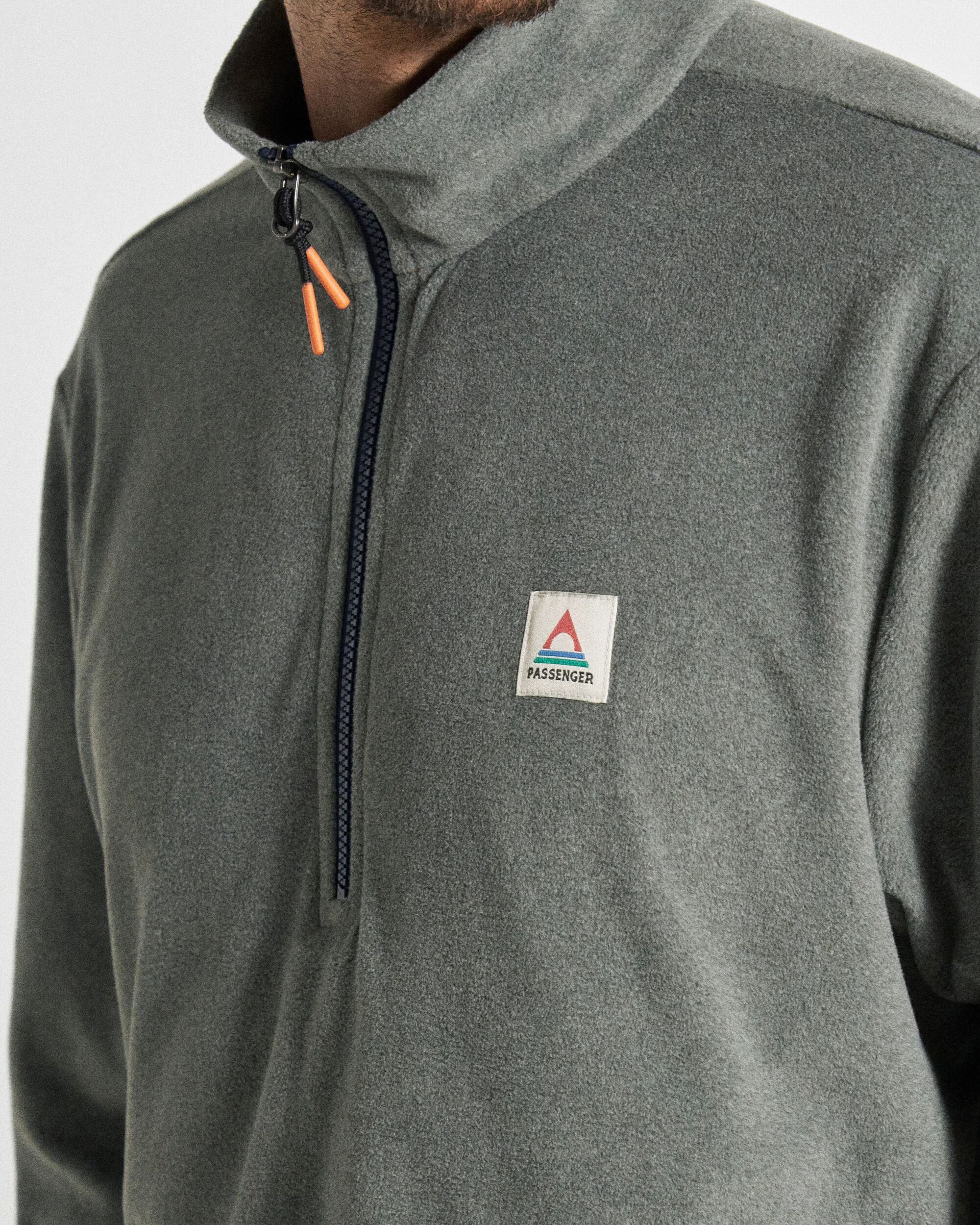Switchback Micro Polartec® Fleece - Grey Marl 2 - Image 7