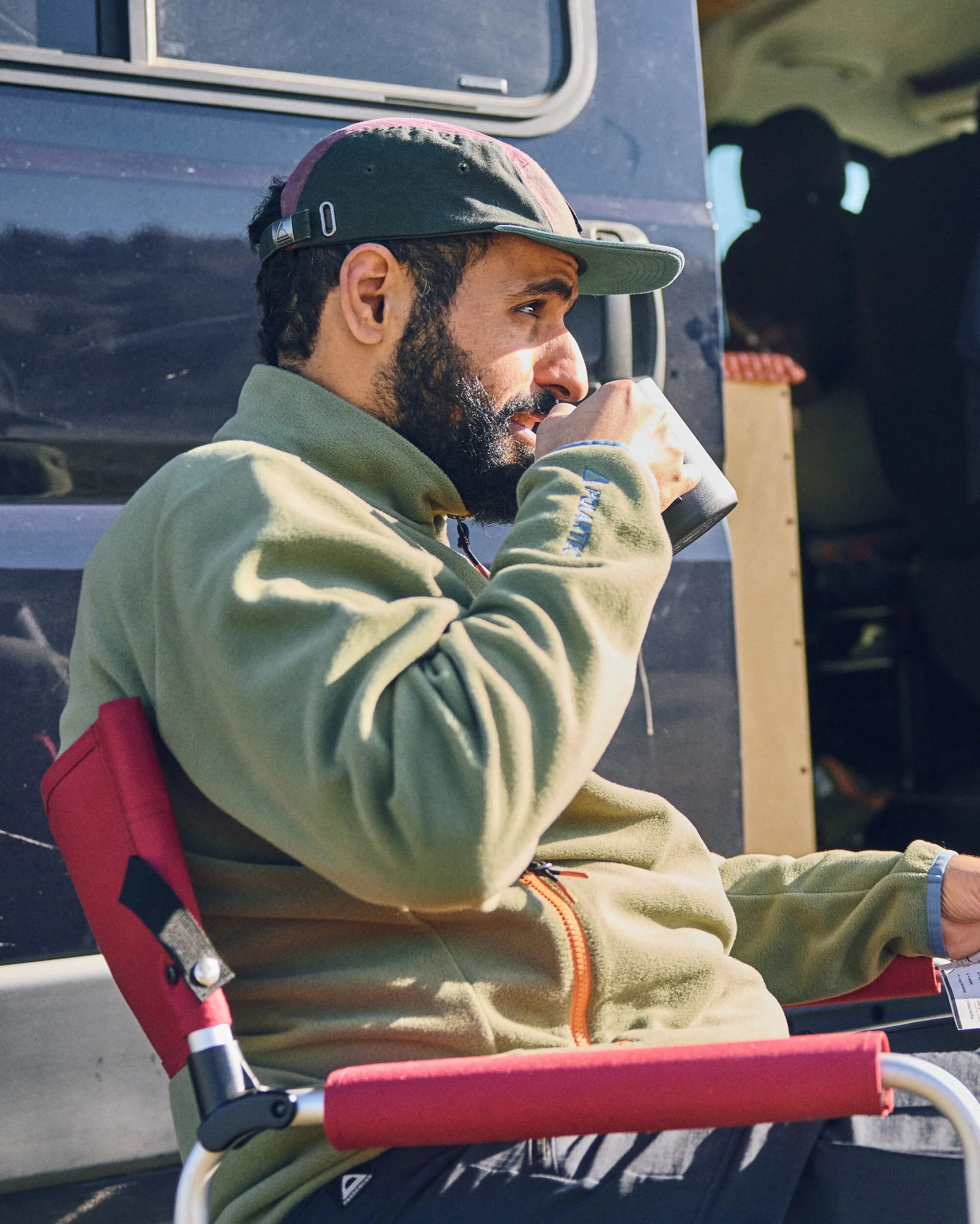 Switchback Micro Polartec® Fleece - Khaki - Image 3