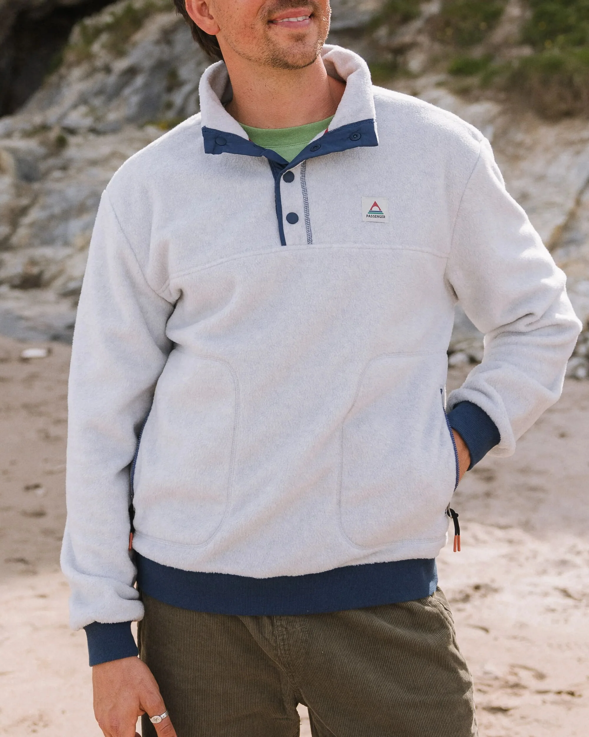 Take It Easy Polar Fleece - Grey Marl - Image 3
