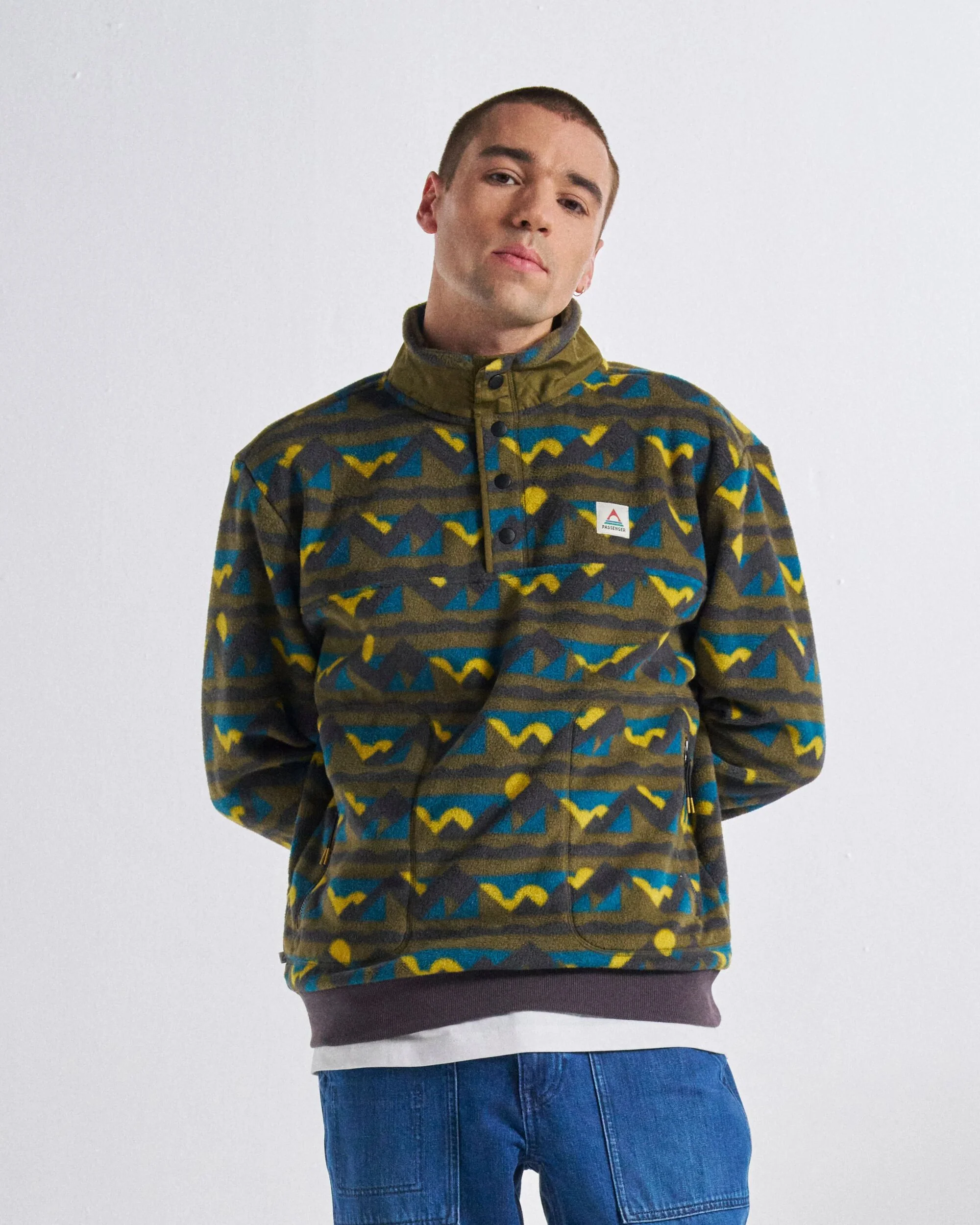Take It Easy Polar Fleece - Views Dark Olive