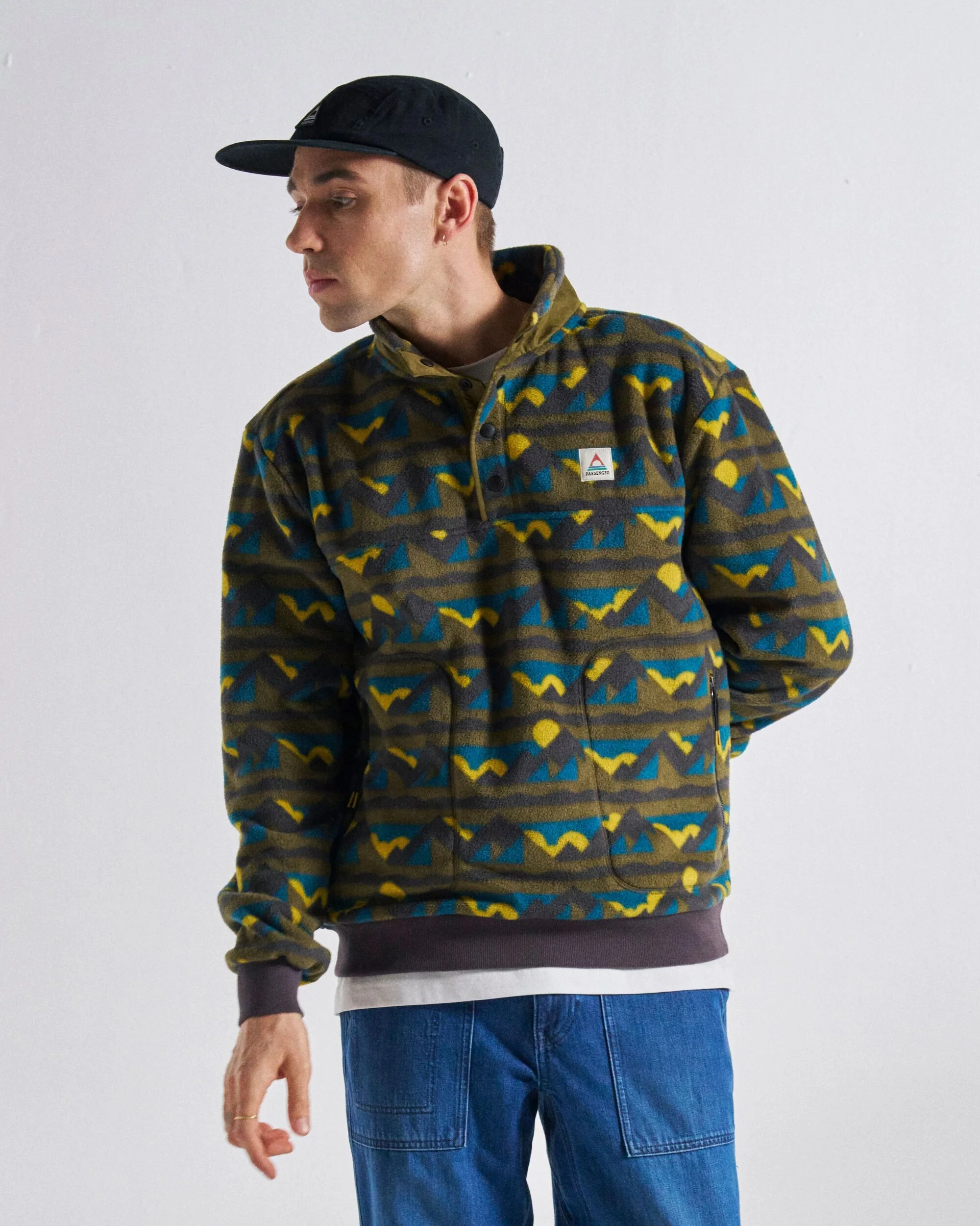 Take It Easy Polar Fleece - Views Dark Olive - Image 6