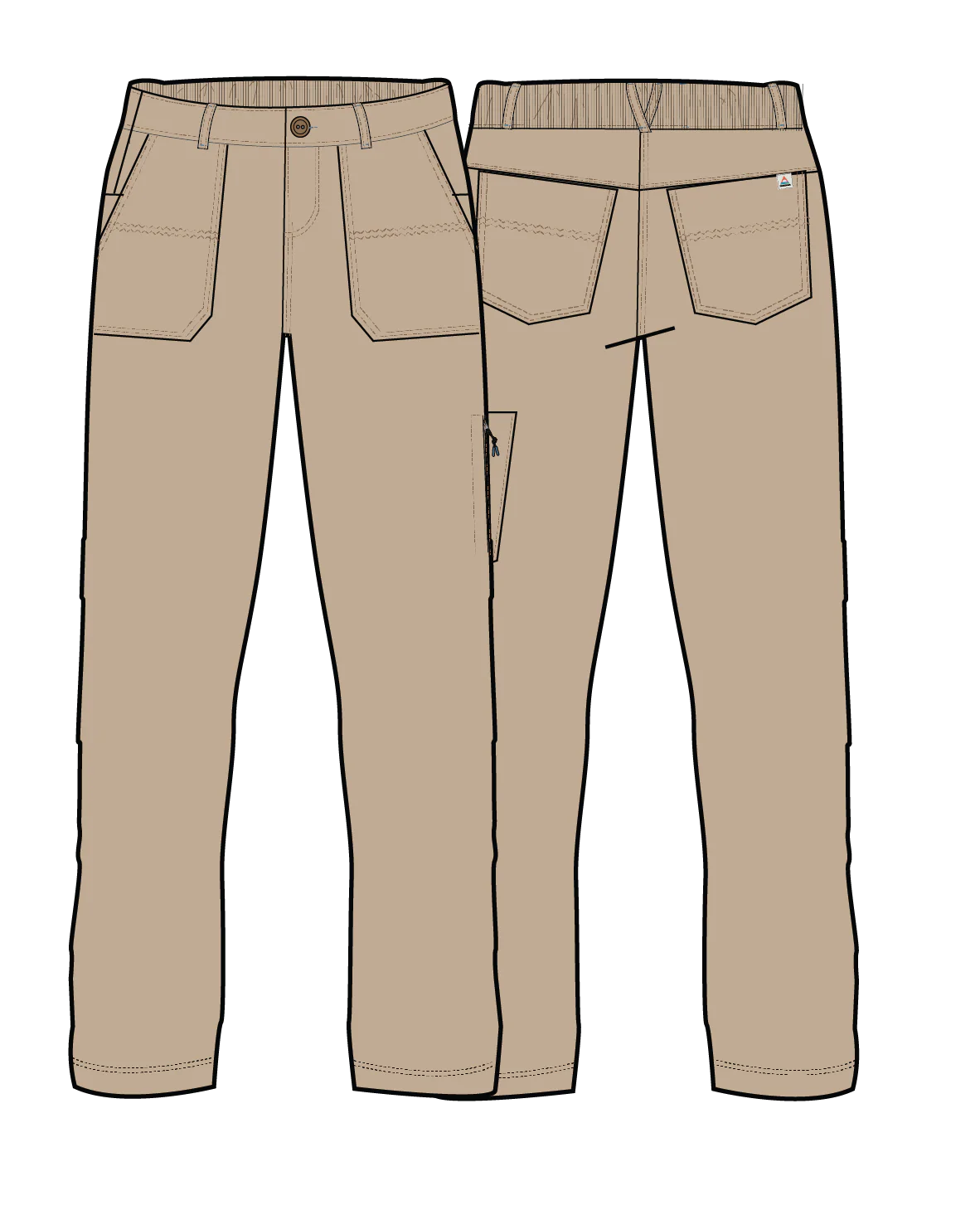 Talis Light Casual Trouser - Elmwood - Image 9