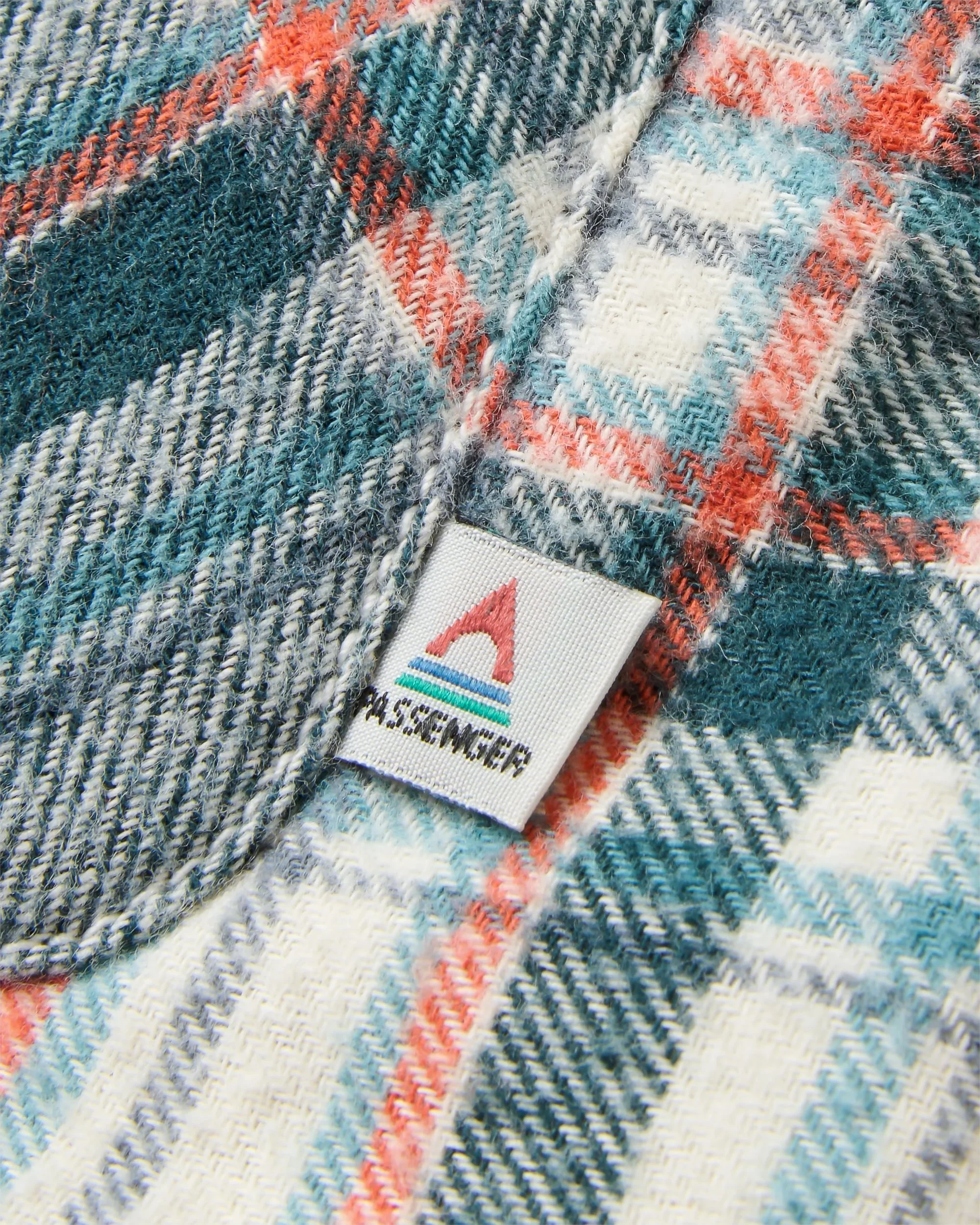 Taranaki Quilted Overshirt - Off White/Dark Fern Check - Image 3