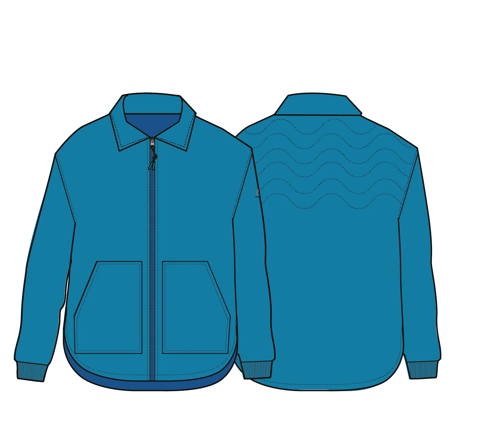 Tasi Insulated Jacket - Bluejay - Image 9
