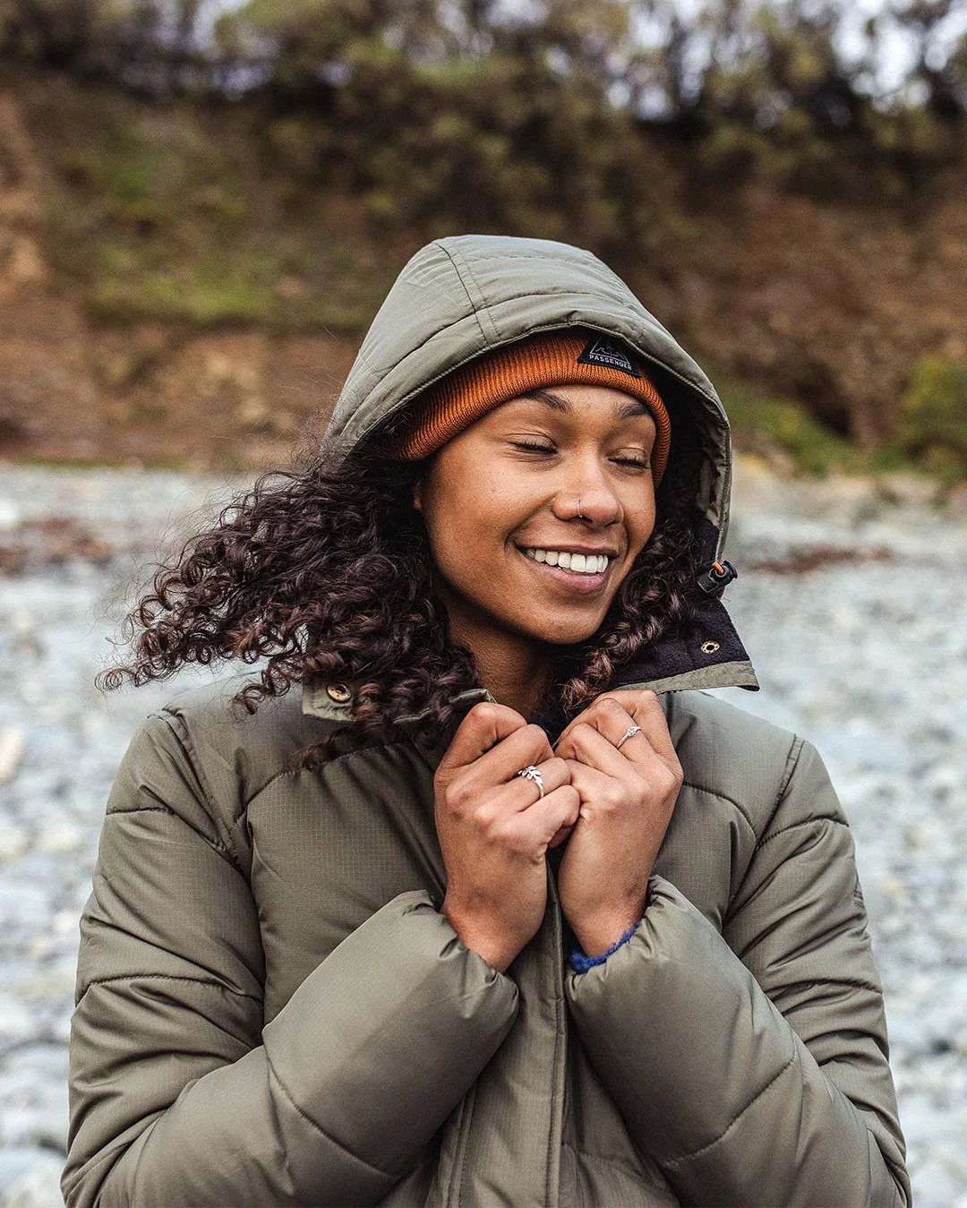 Tasman Long Insulated Jacket - Dusty Olive - Image 2