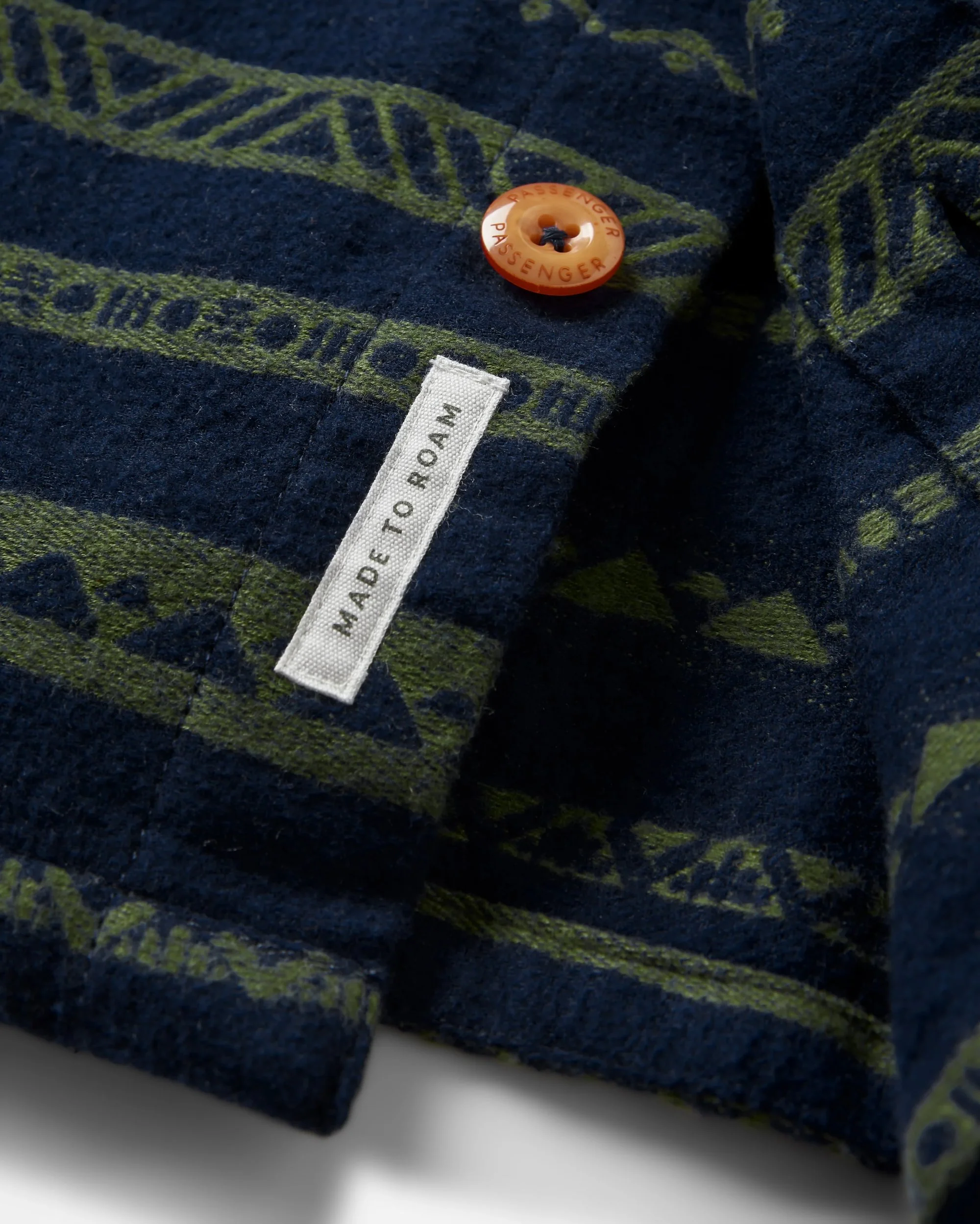 Taupo Organic Cotton Shirt - Rich Navy - Image 6