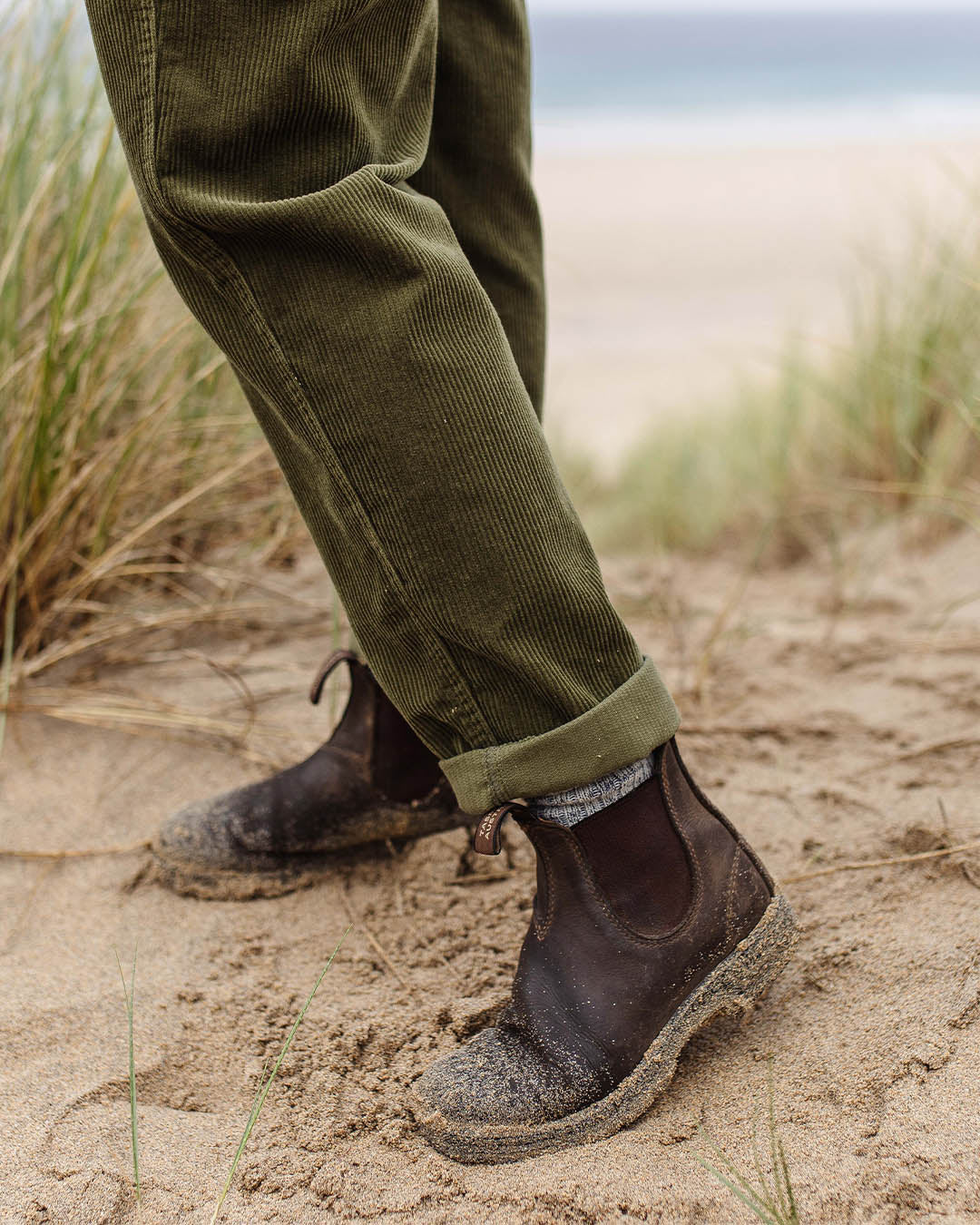 Tiaga Cord Dungarees - Khaki - Image 2