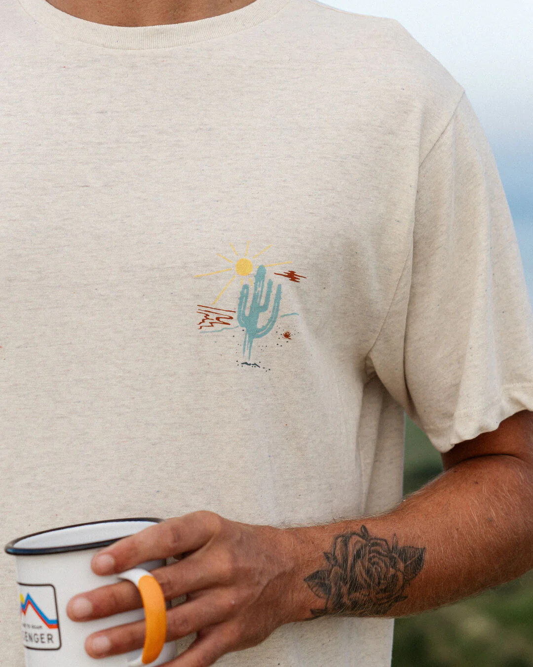 Tizana T-Shirt - Milky Marl - Image 3