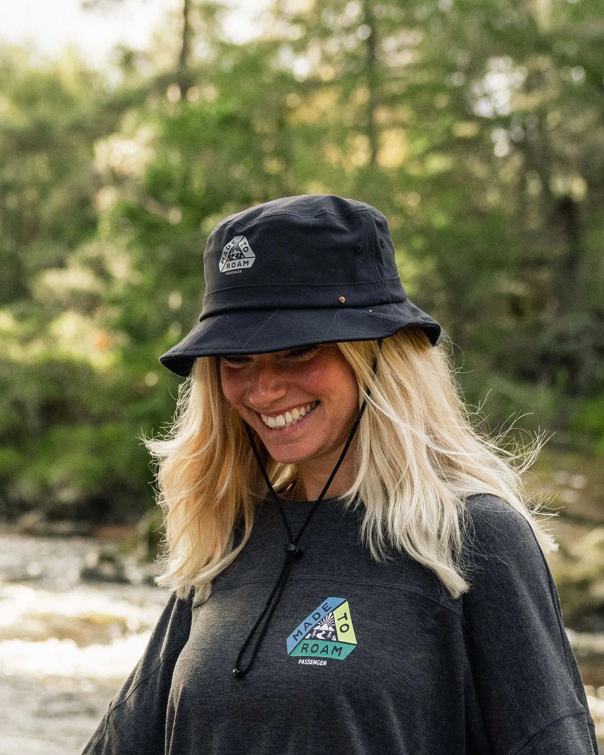 Trail Bucket Hat - Black - Image 4