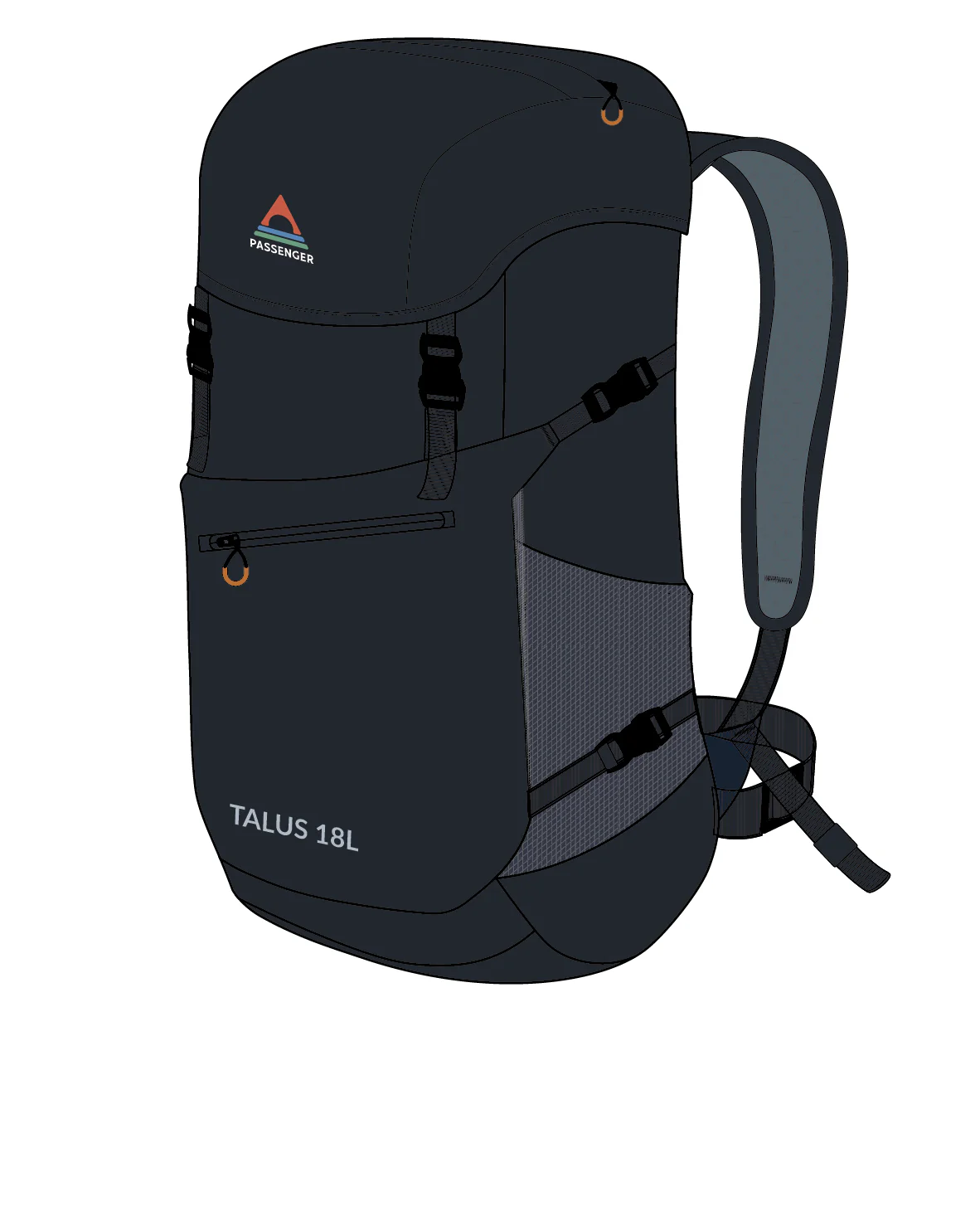 Trailscape 18L Backpack - Black - Image 14