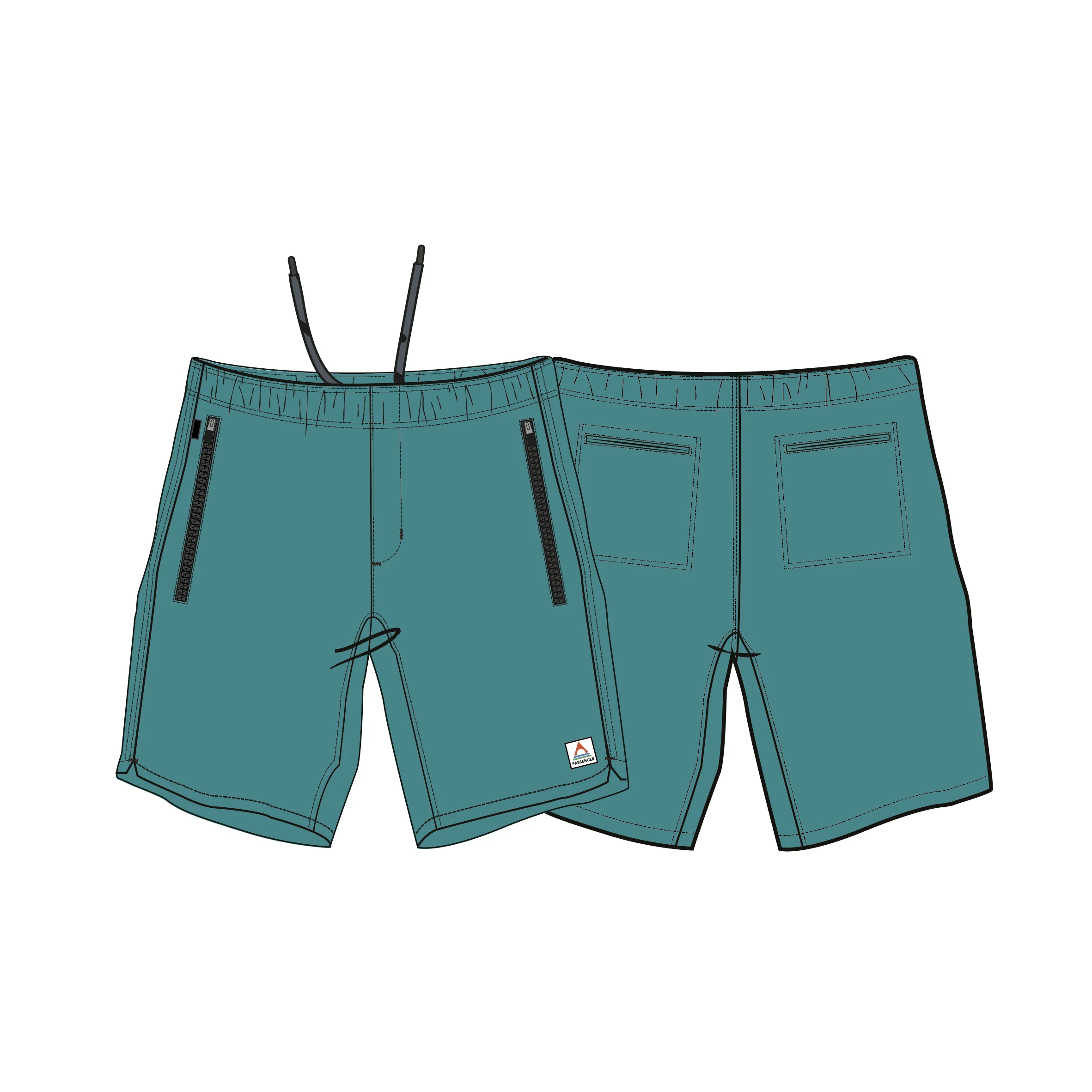 Traveller All Purpose Short - Ocean Teal - Image 7