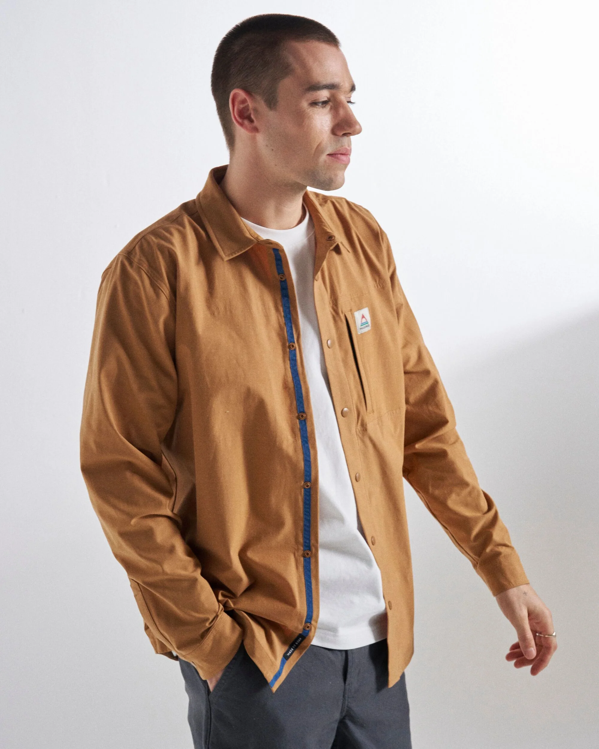 Traveller Stretch Shirt - Coconut - Image 6