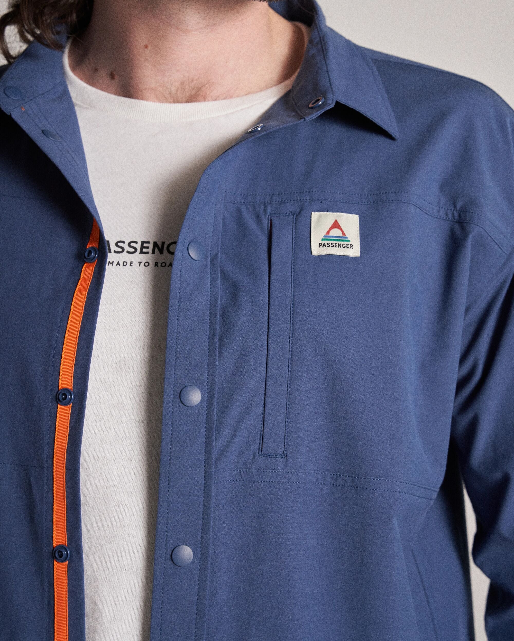 Traveller Stretch Shirt - Dark Denim - Image 4
