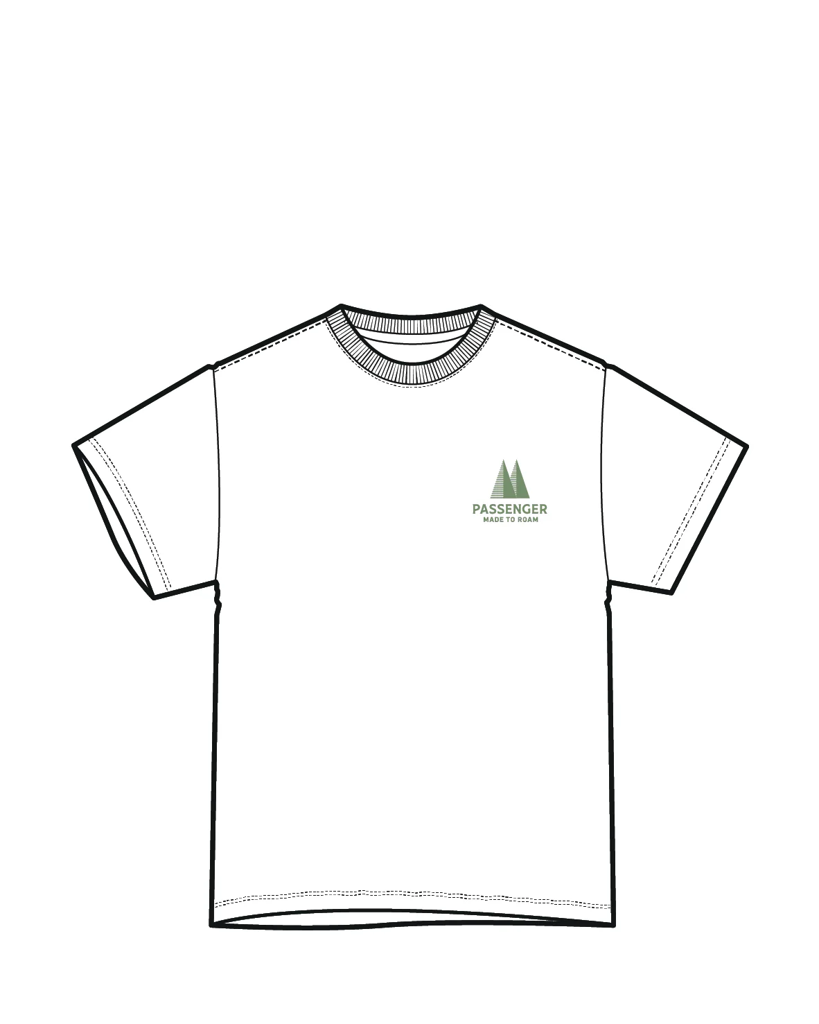 Trees Organic Cotton T-Shirt - White - Image 6