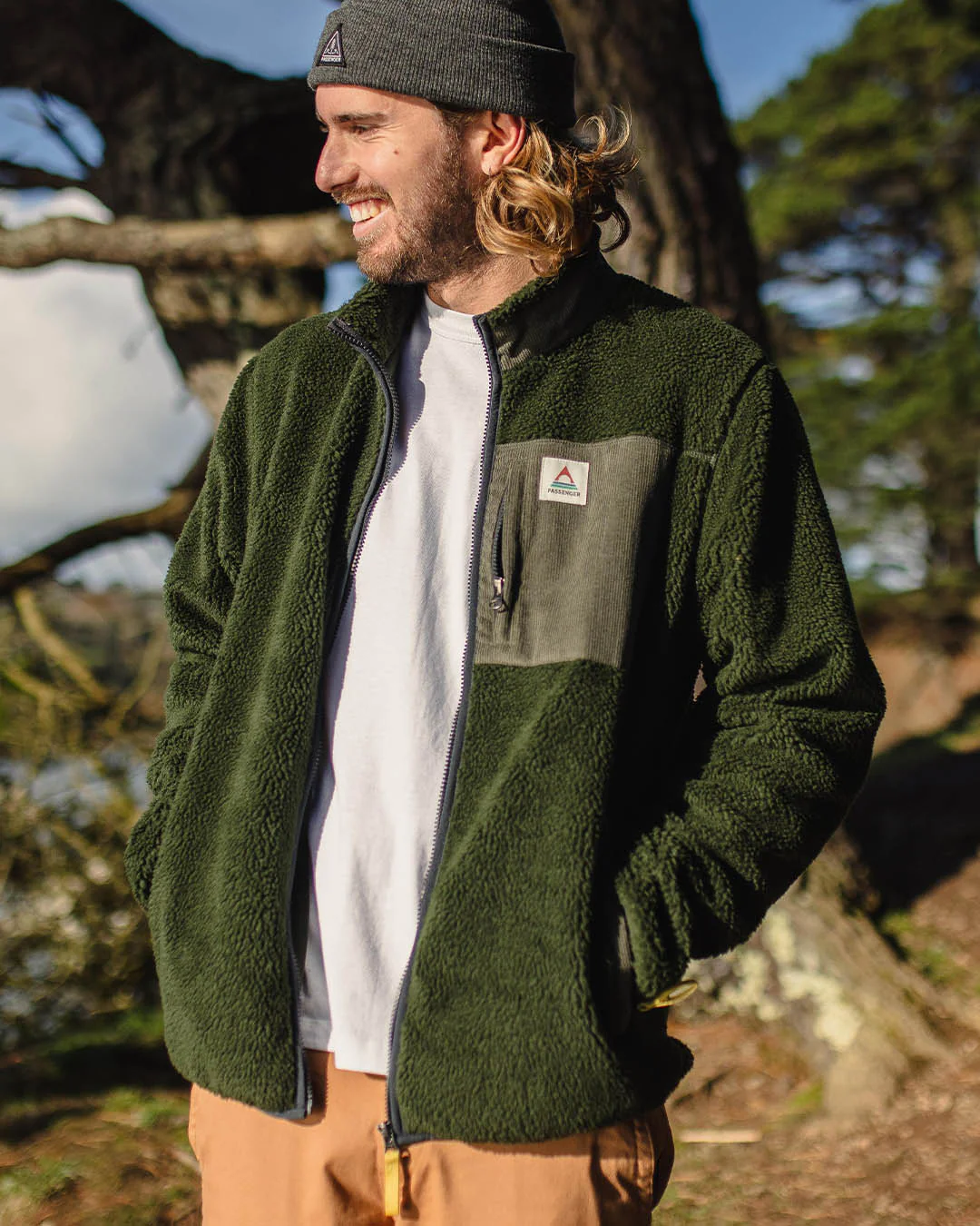 Trekker Deep-Pile Sherpa Fleece - Fir Tree