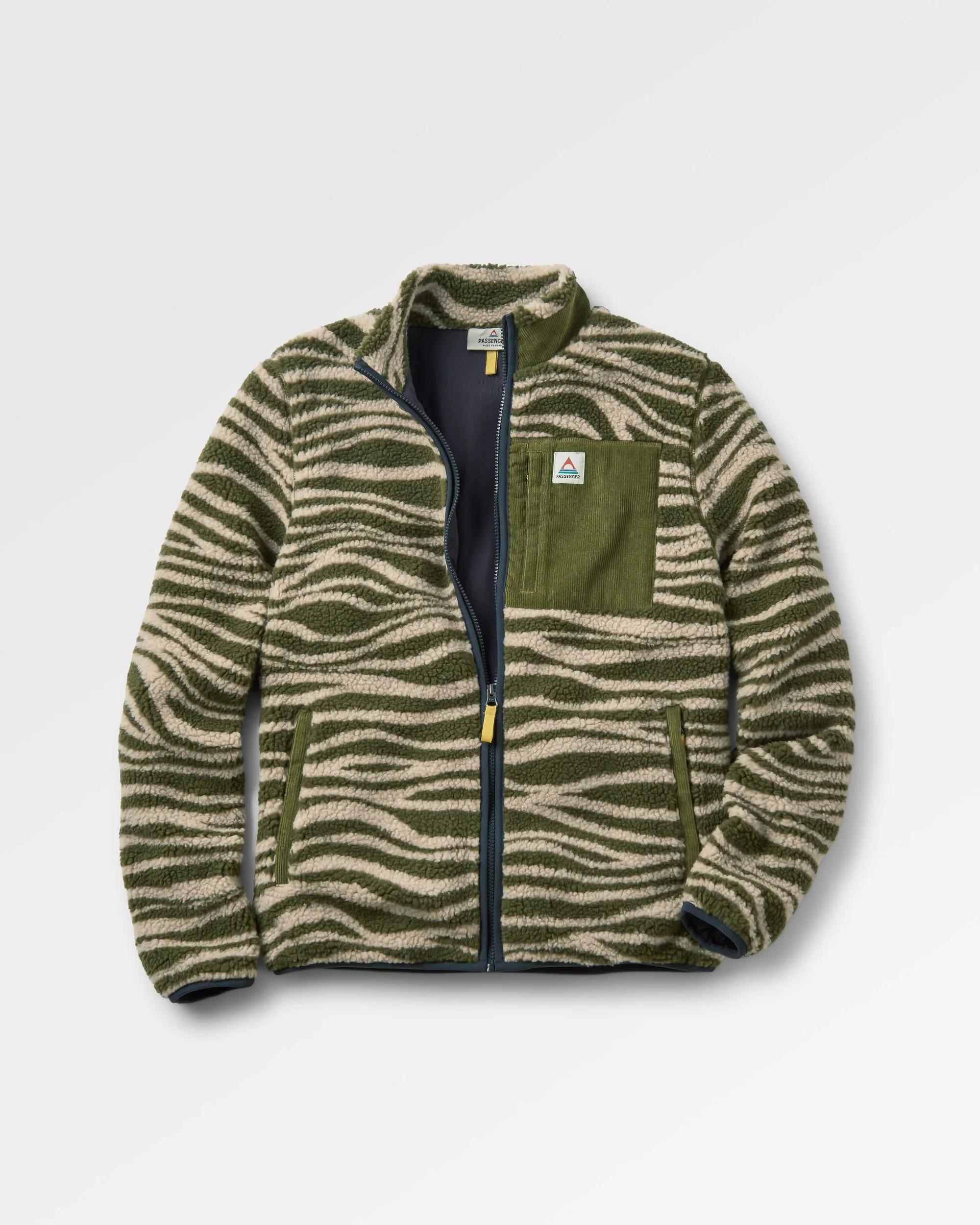 Trekker Deep-Pile Sherpa Fleece - Strata Khaki - Image 2