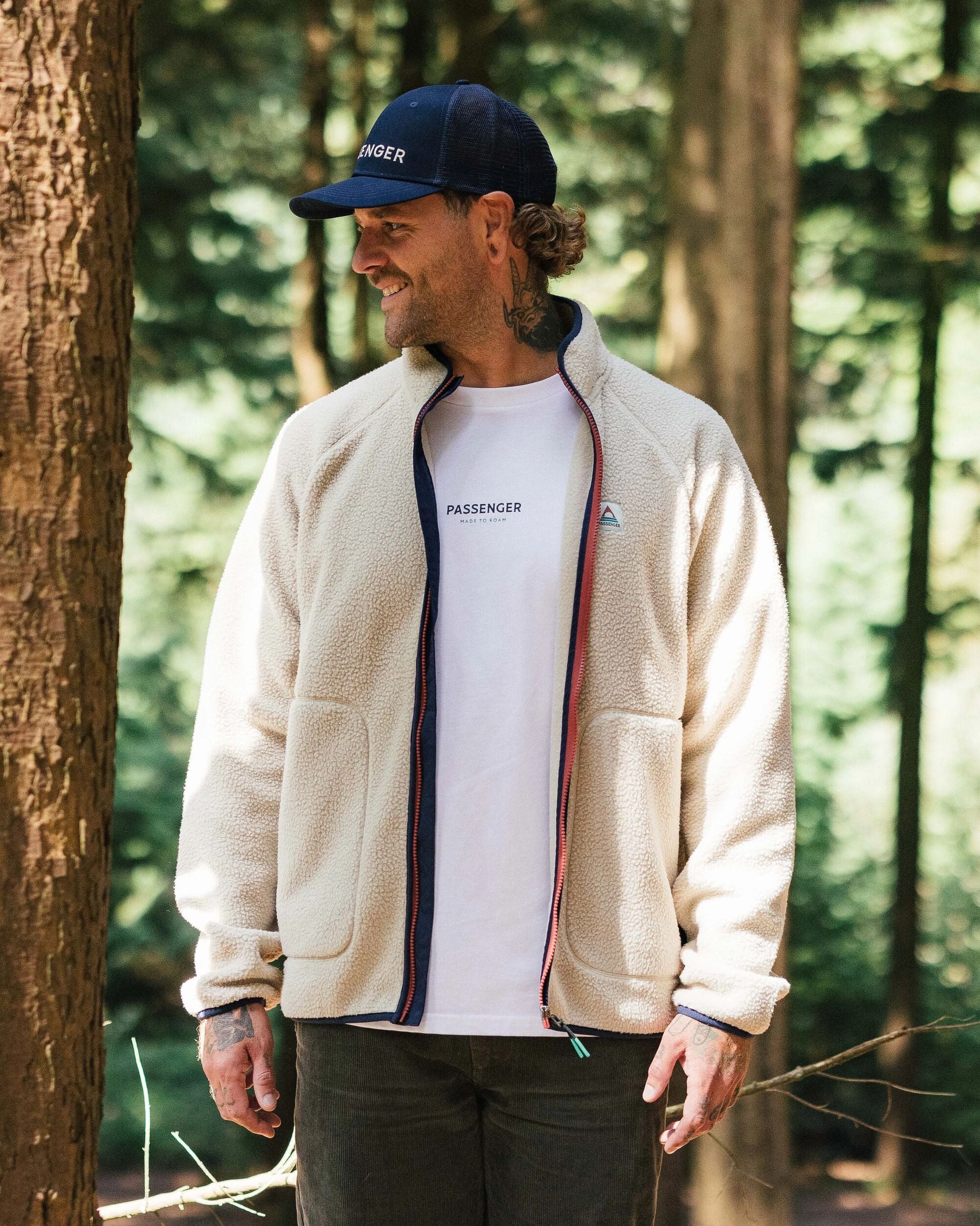 Tripper 2.0 Full Zip Sherpa Fleece - Oatmeal - Image 4