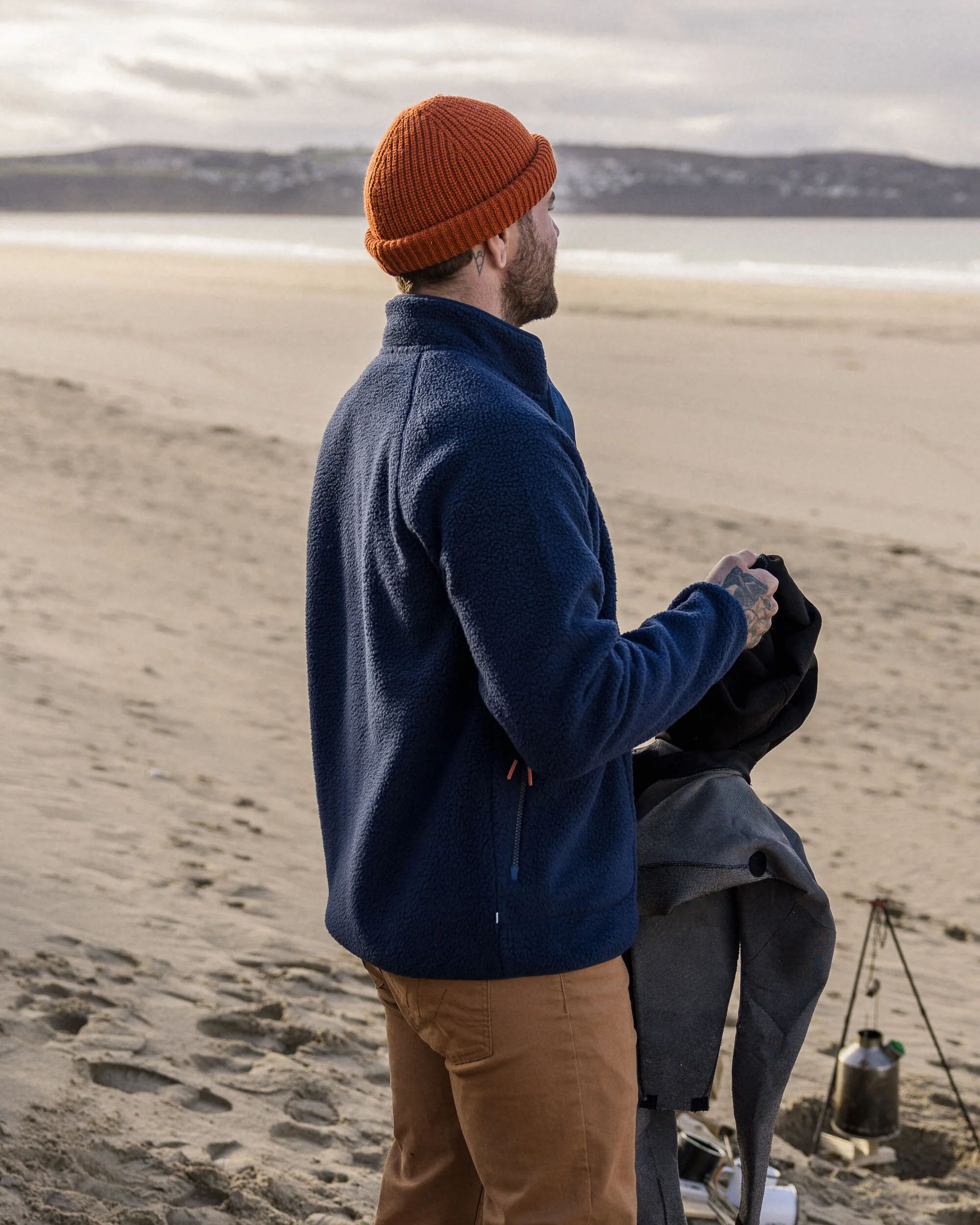 Tripper 2.0 Full Zip Sherpa Fleece - Rich Navy - Image 3