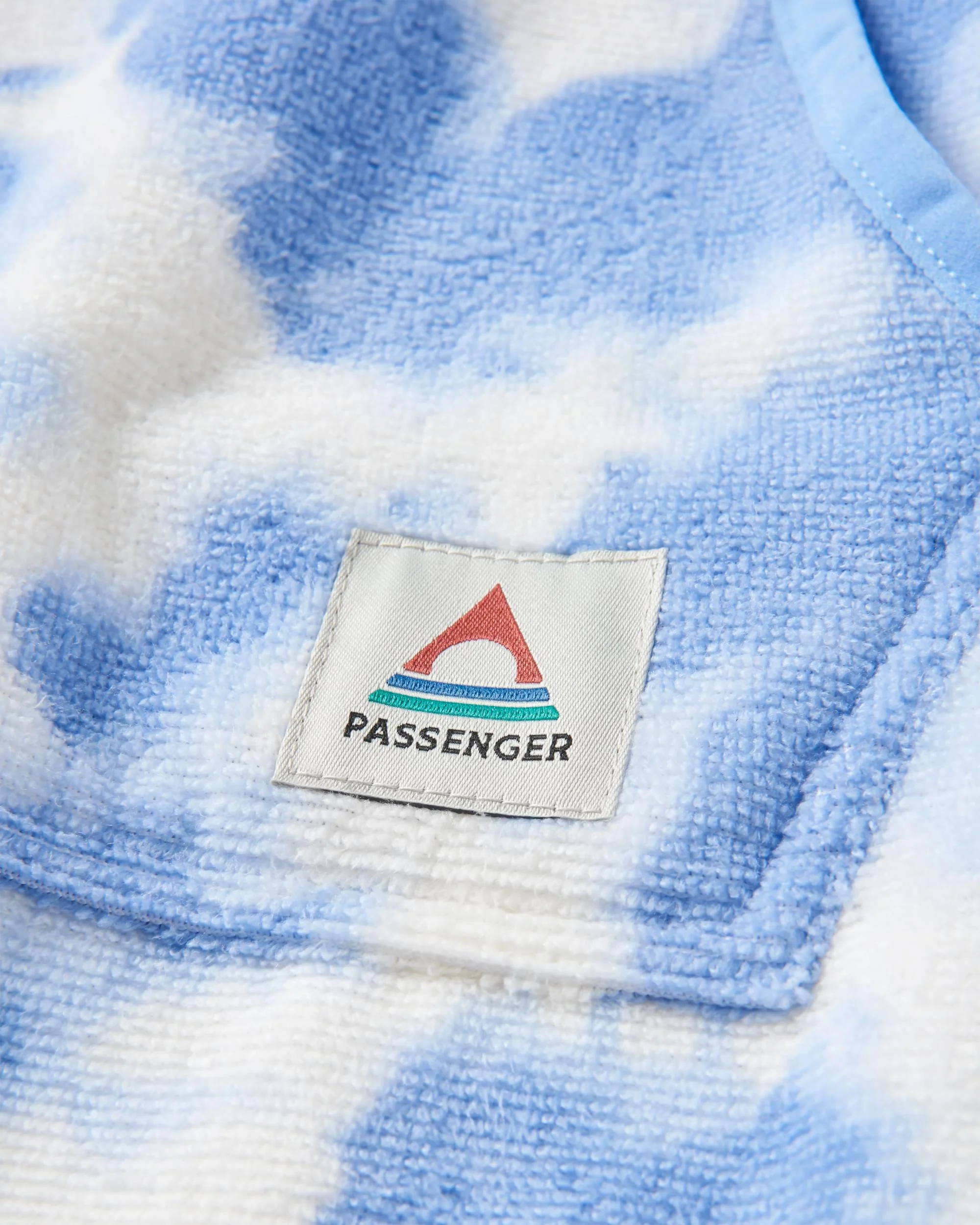 Tulum Towel Poncho - Tie Dye Cornflower - Image 6