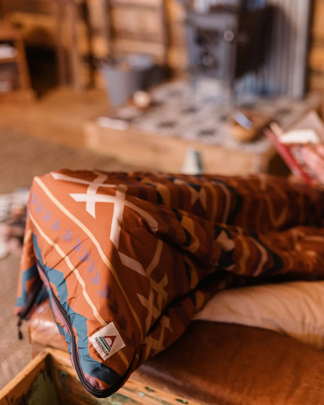 Twilight Sleeping Bag - Ginger Paddle Geo - Image 9