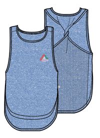 Twist Marl Active Vest - Cornflower Marl - Image 10
