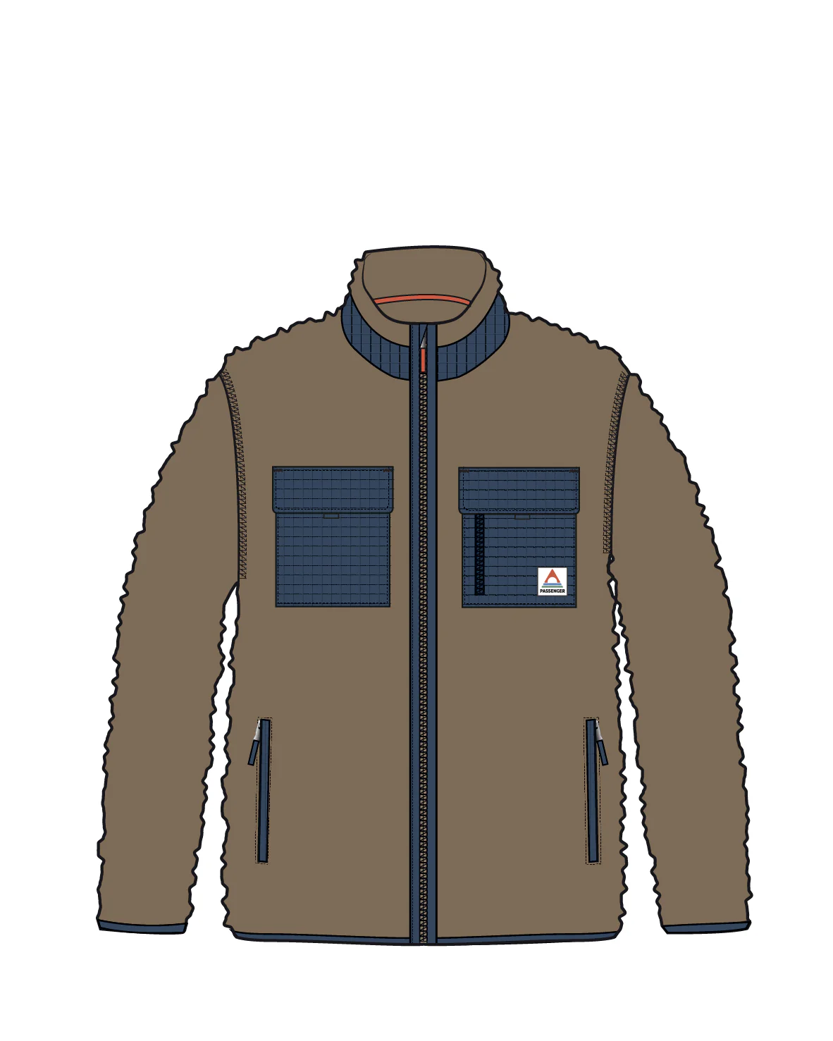 Valiant Deep-Pile Sherpa Fleece - Toffee - Image 8