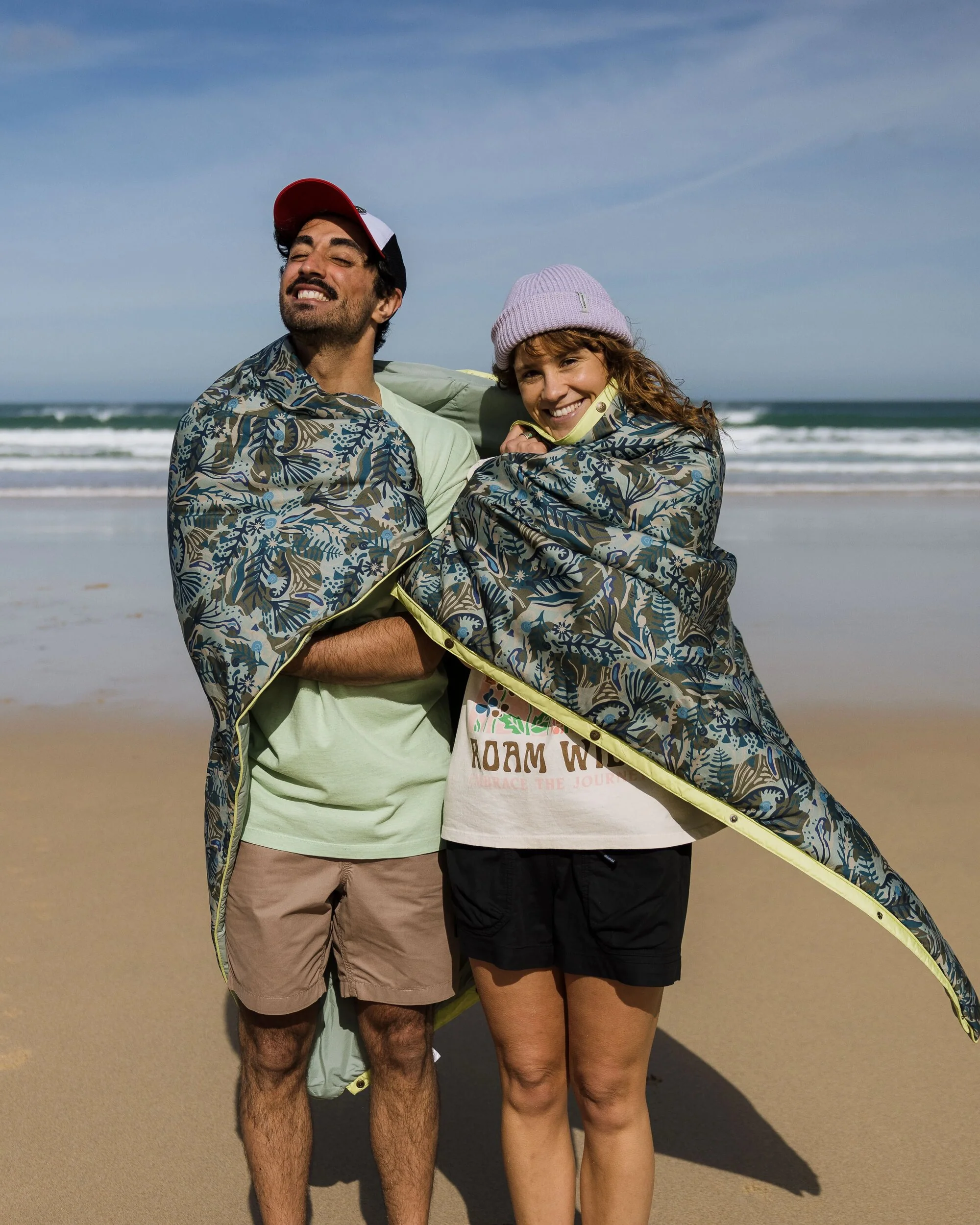 Van Ripstop Blanket - Abstract Seaweed Pistachio - Image 4