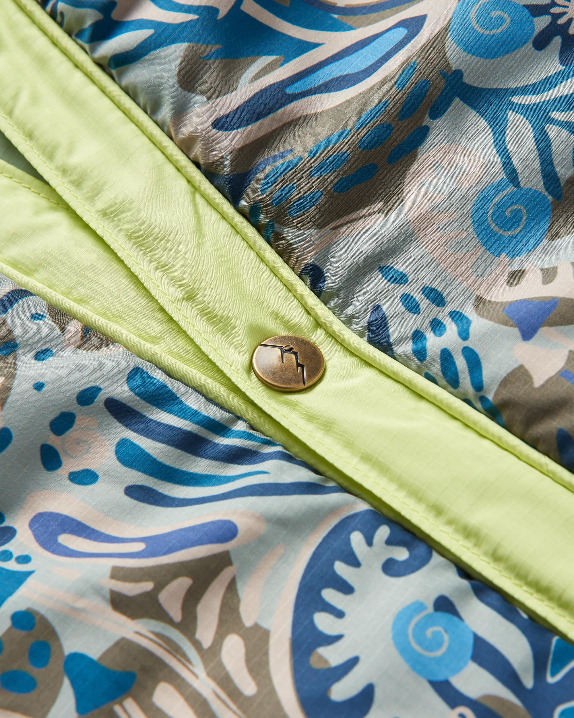 Van Ripstop Blanket - Abstract Seaweed Pistachio - Image 8