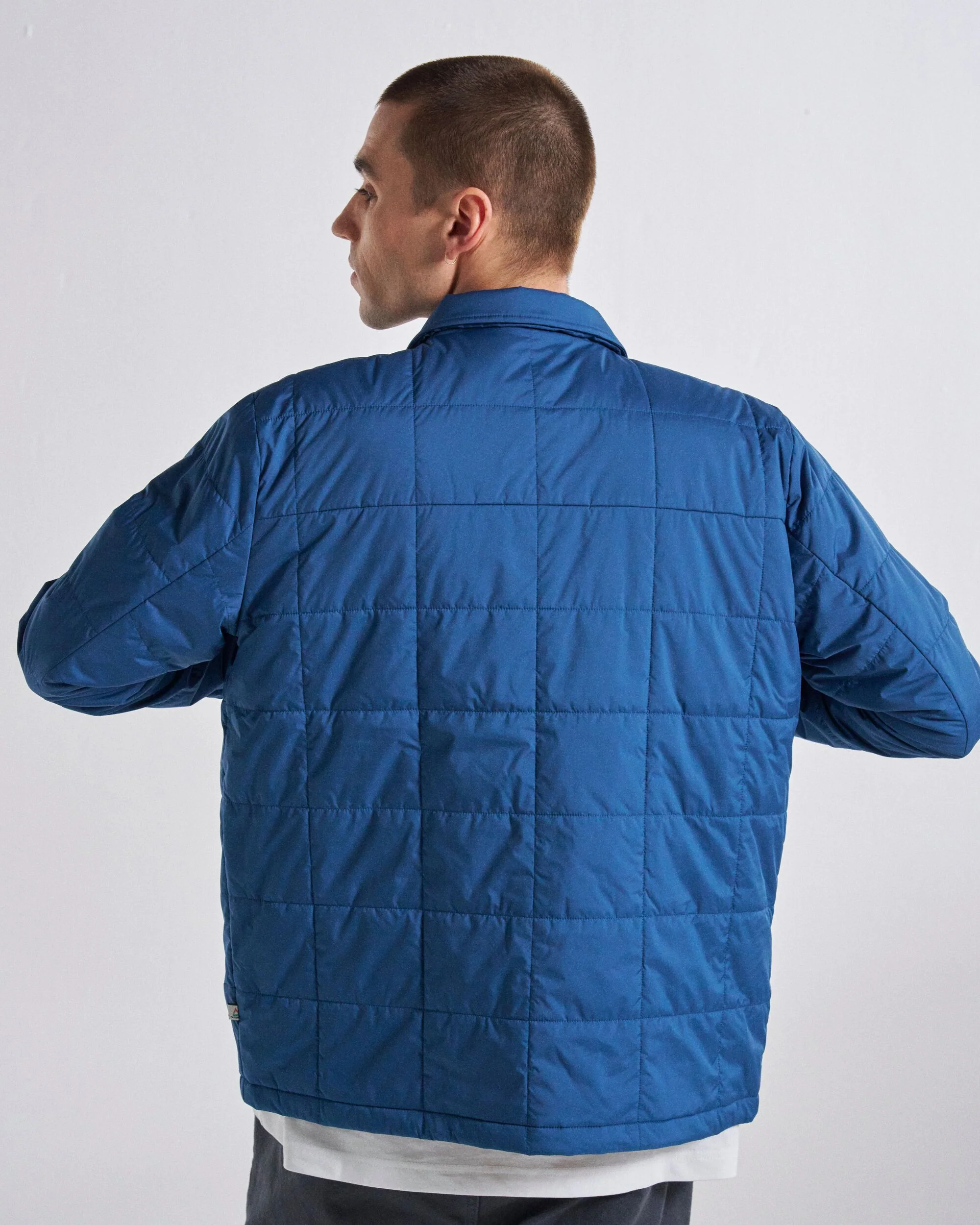 Vanlifer Insulated Overshirt - Dark Denim - Image 7