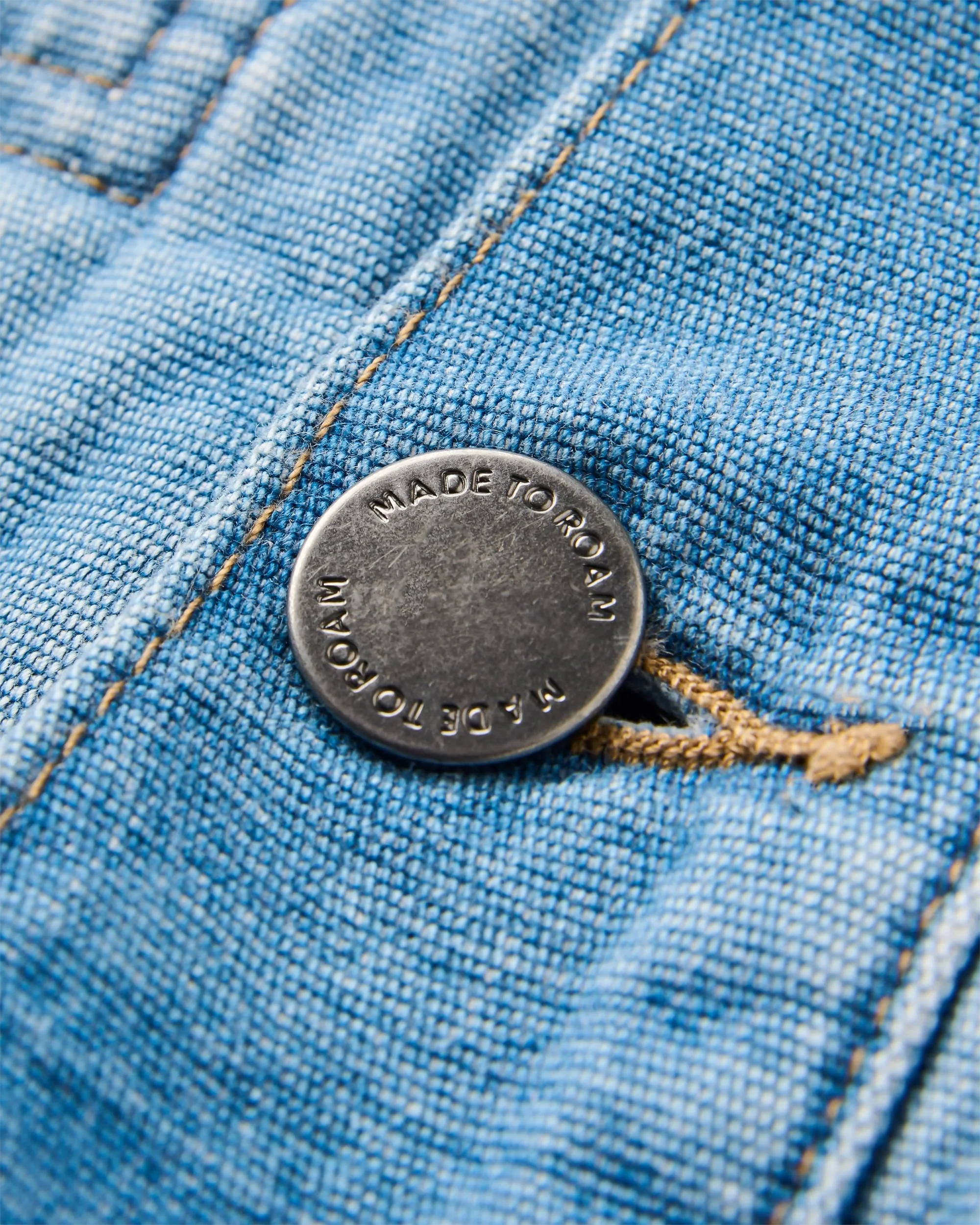 Vantage Denim Jacket - Light Wash Denim - Image 6