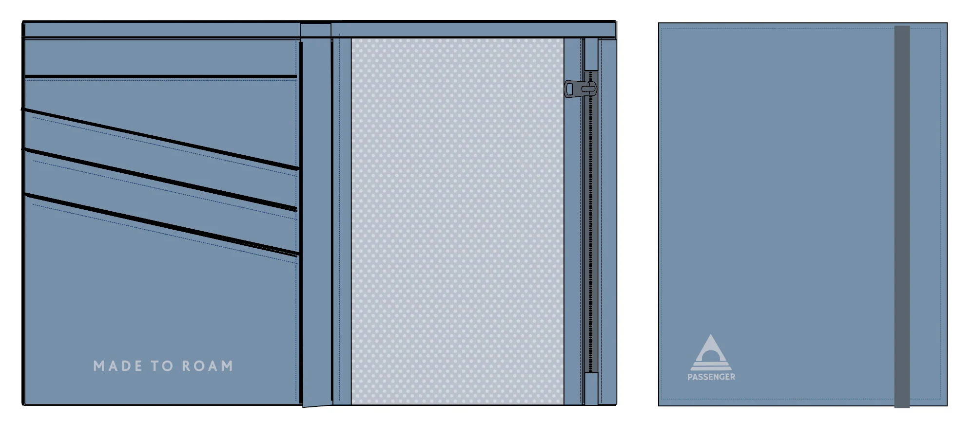 Vantage Wallet - Faded Denim/ Grey Blue - Image 7