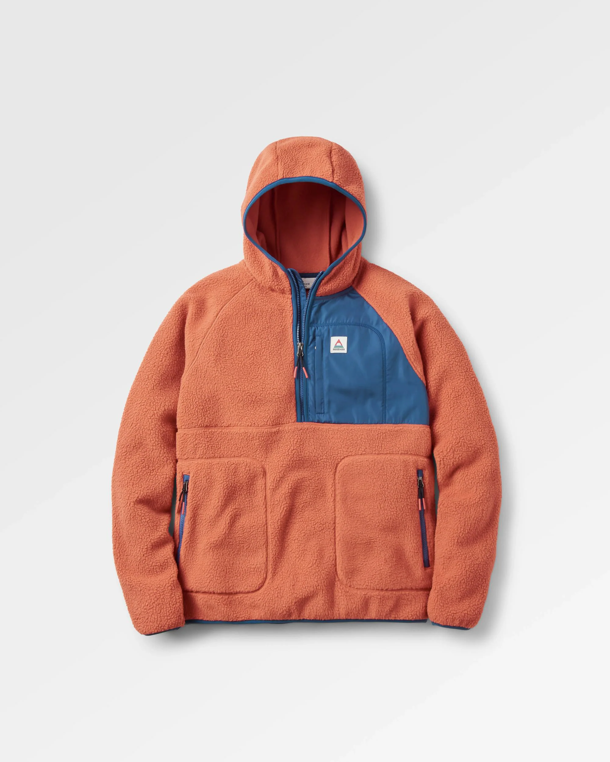 Ventura 1/2 Zip Sherpa Fleece - Baked Clay - Image 2