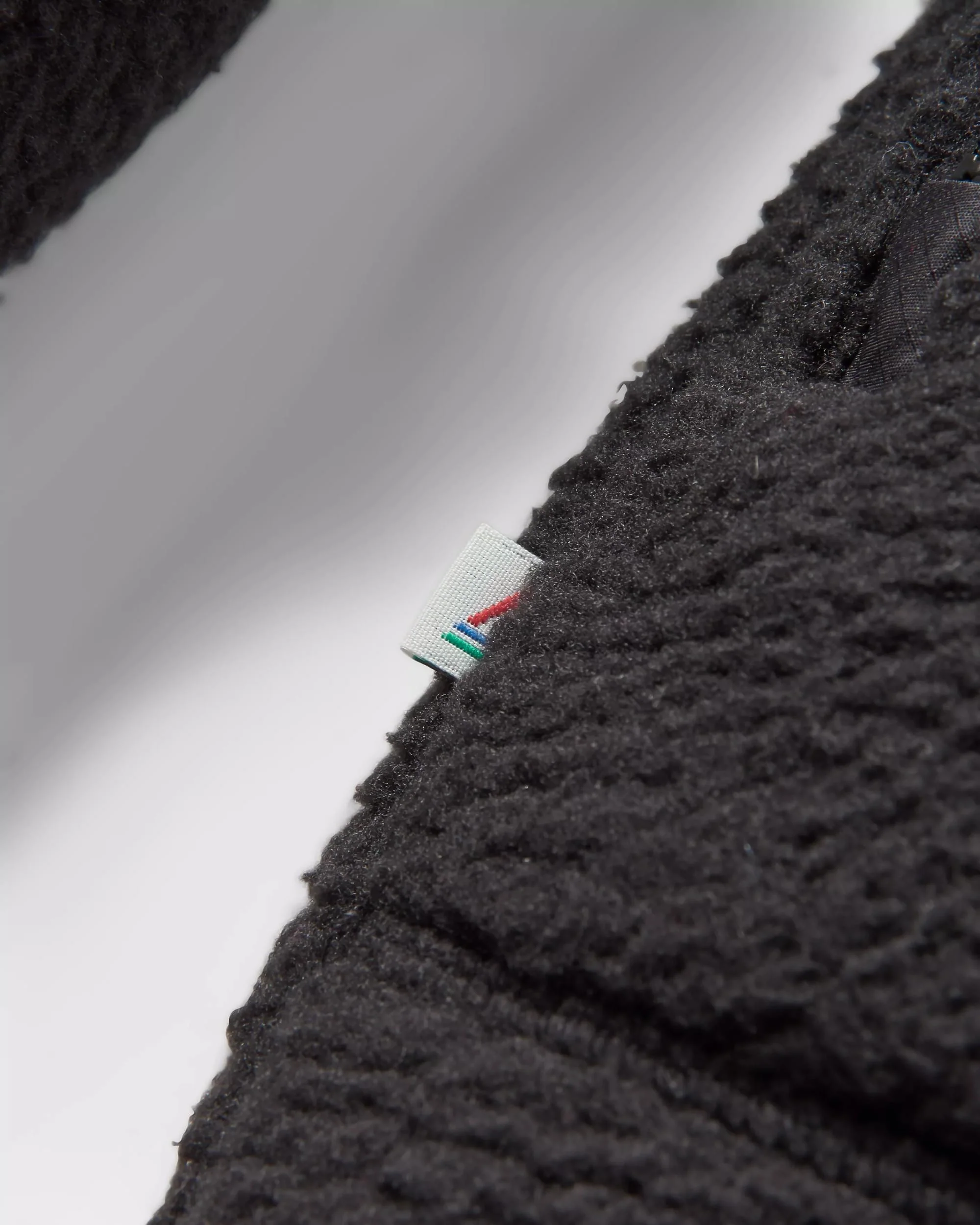 Ventura 1/2 Zip Sherpa Fleece - Black - Image 8