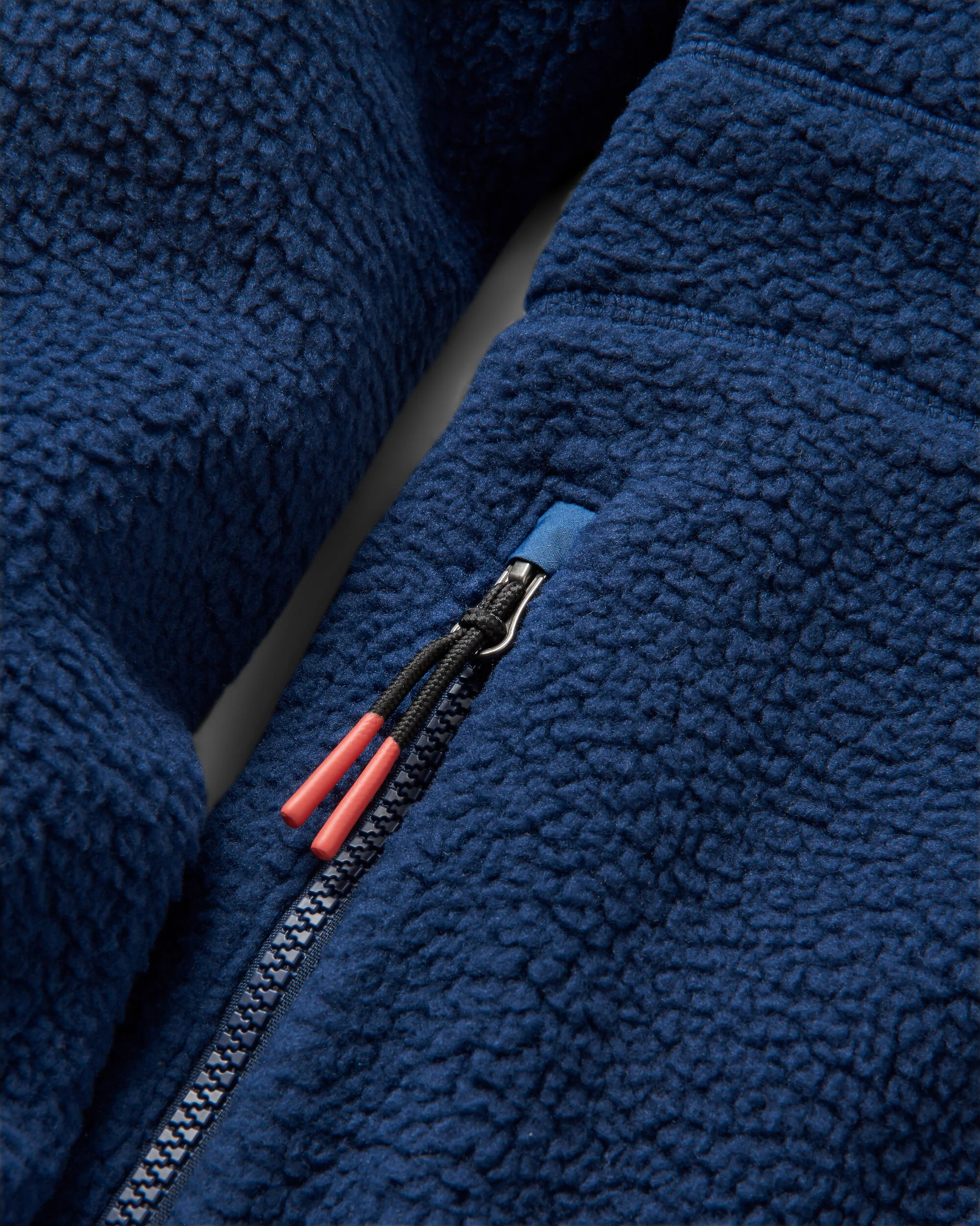 Ventura 1/2 Zip Sherpa Fleece - Rich Navy - Image 5
