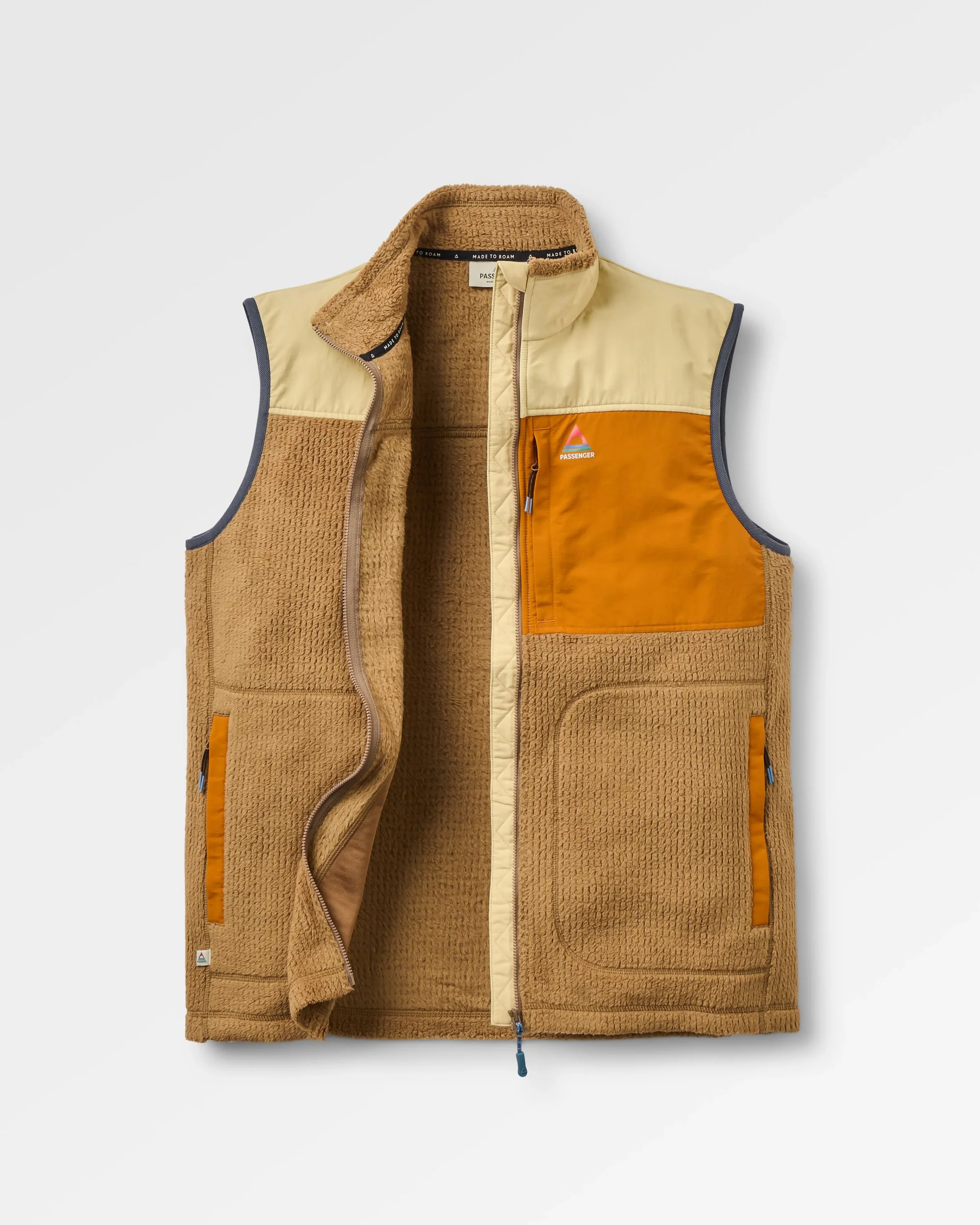 Venturescape Men's Fleece Vest - Caramel/Desert - Image 2