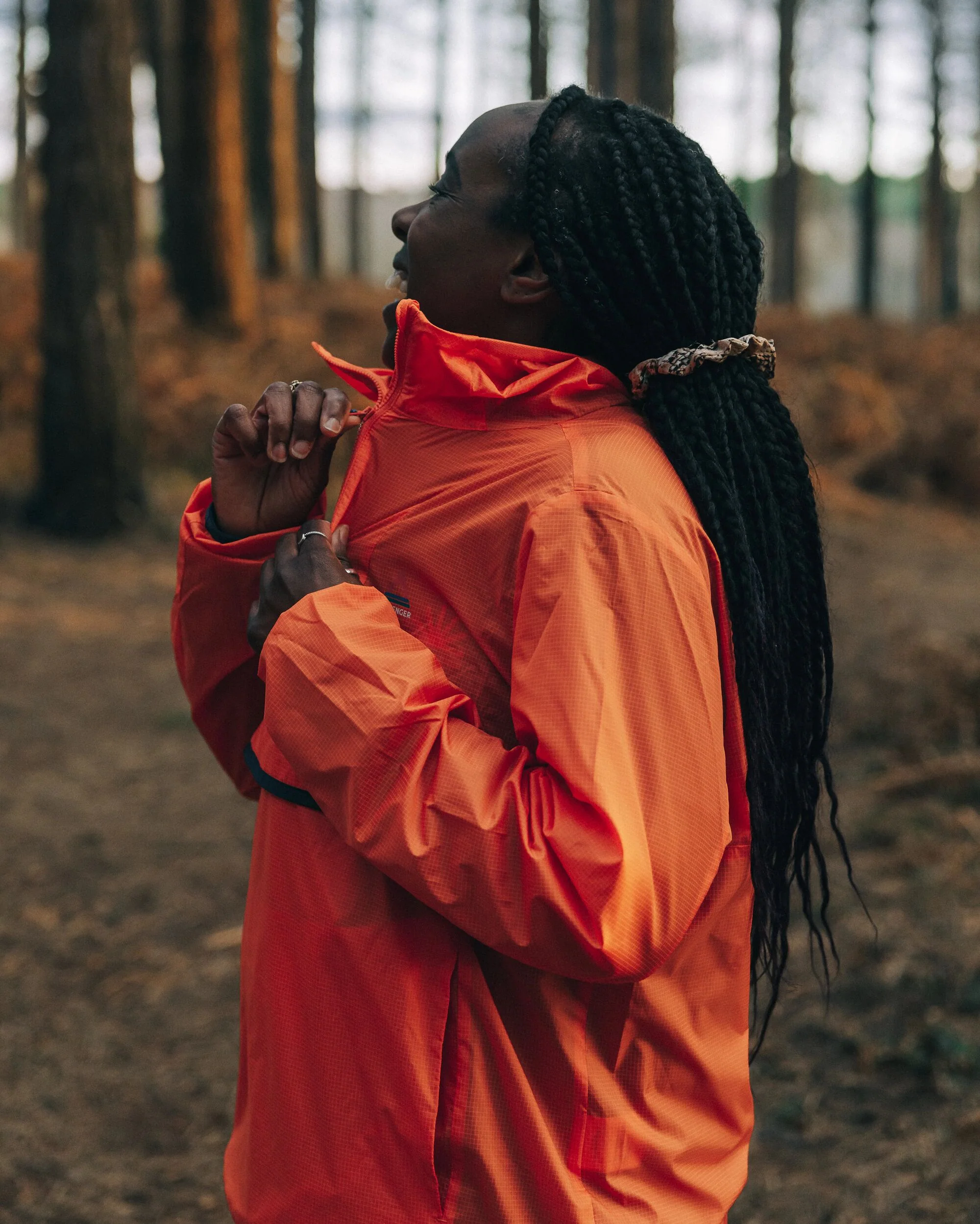 Viento Windshell Anorak - Ember Orange - Image 4