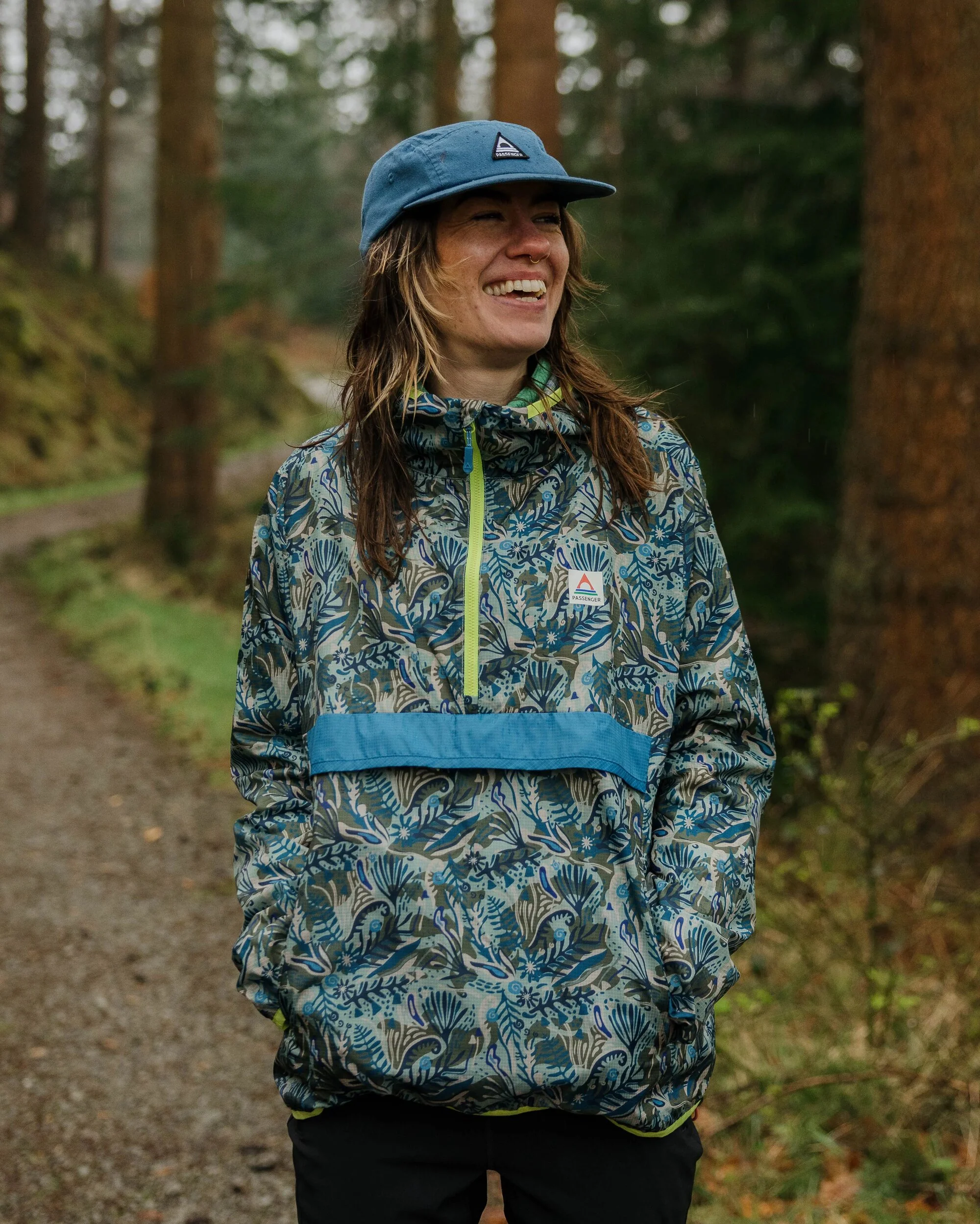 Viento Windshell Anorak - Abstract Seaweed Pistachio - Image 6