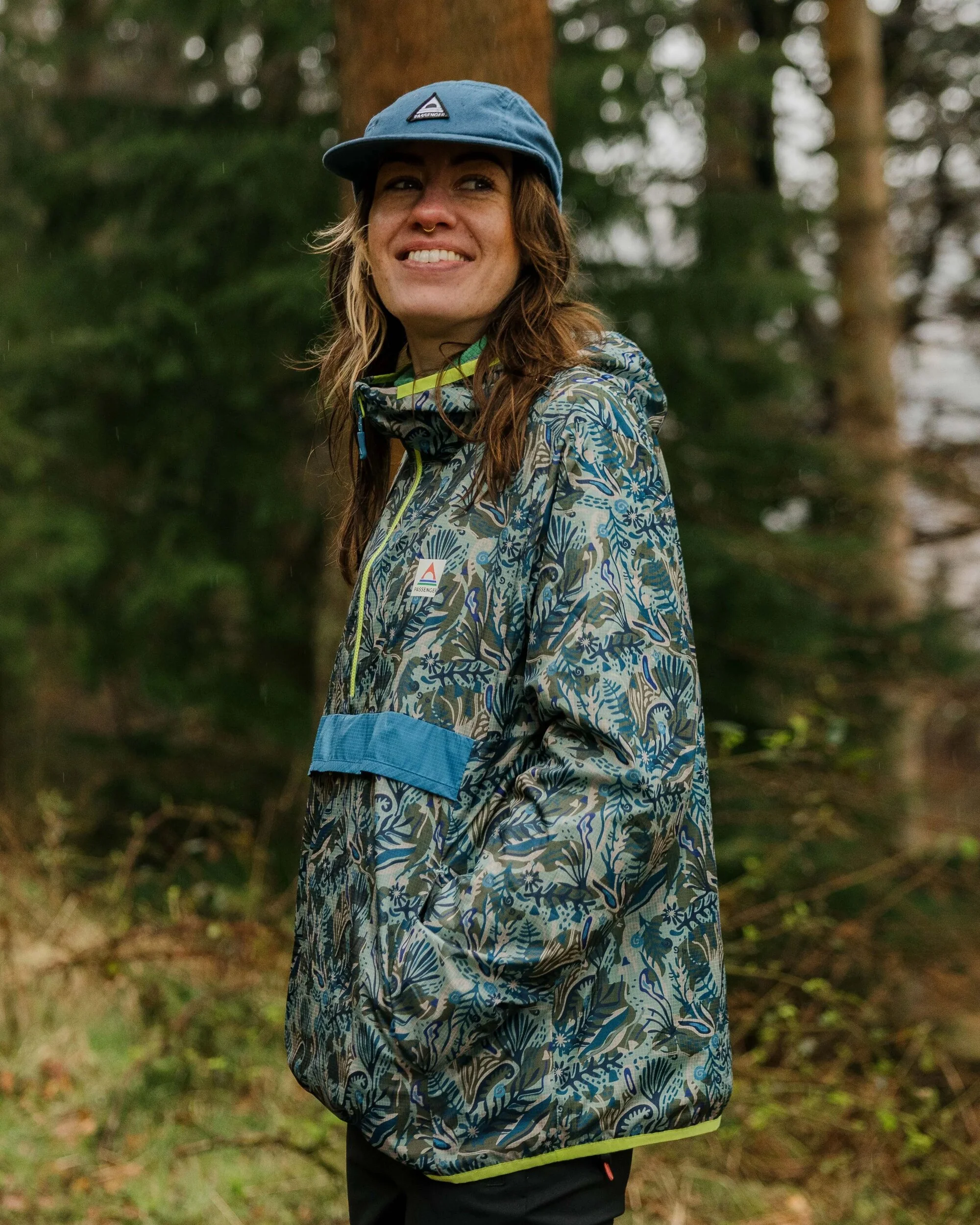 Viento Windshell Anorak - Abstract Seaweed Pistachio - Image 8