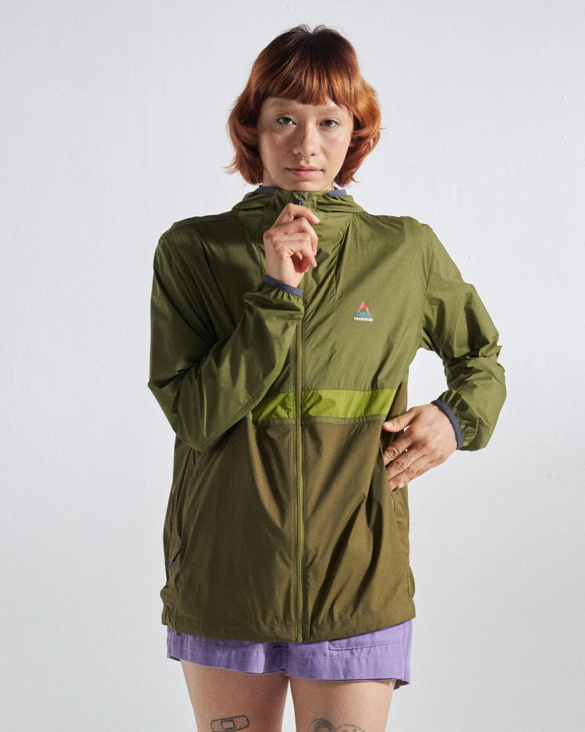 Viento Windshell Jacket - Dark Olive/Clover - Image 3
