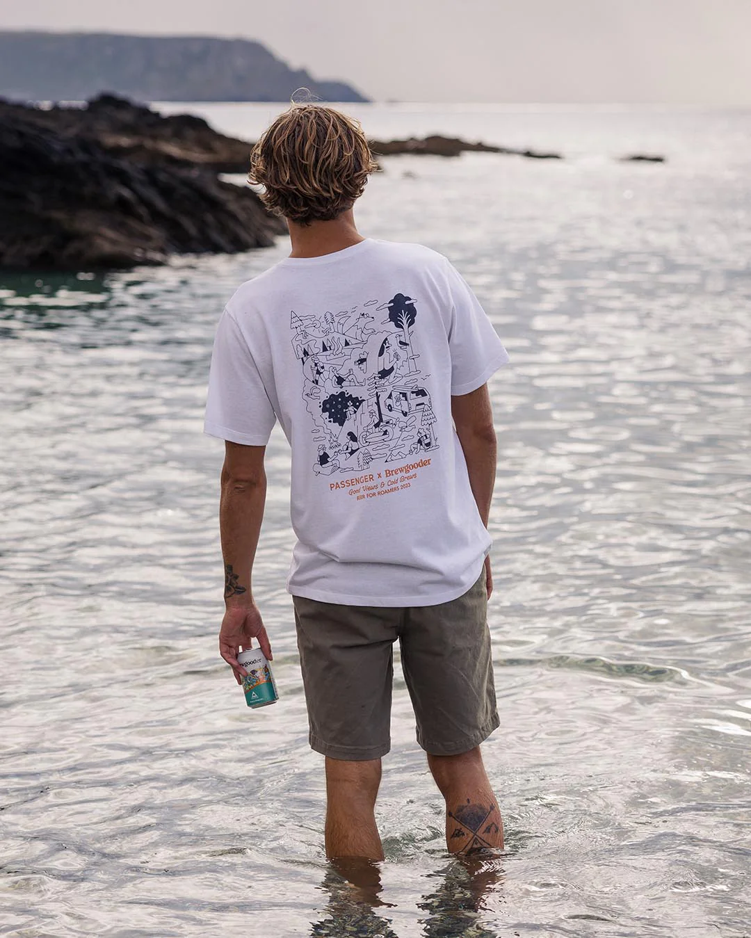 Brews & Views T-Shirt Passenger X Brewgooder - White - Image 7