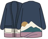 Vista Knitted Cardigan - Dark Denim - Image 13